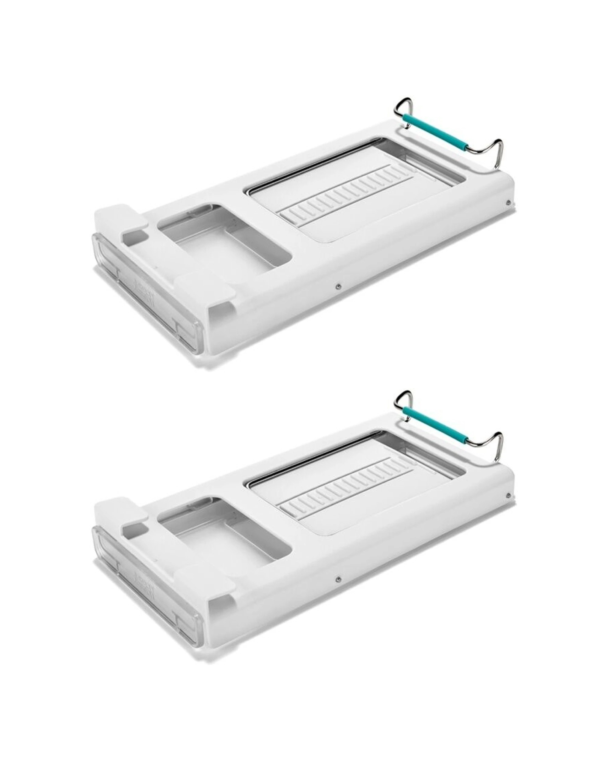 1 Joseph Joseph 2PK FridgeStore Under-Shelf Can Dispenser Fridge Organisation - White, 1 of 7