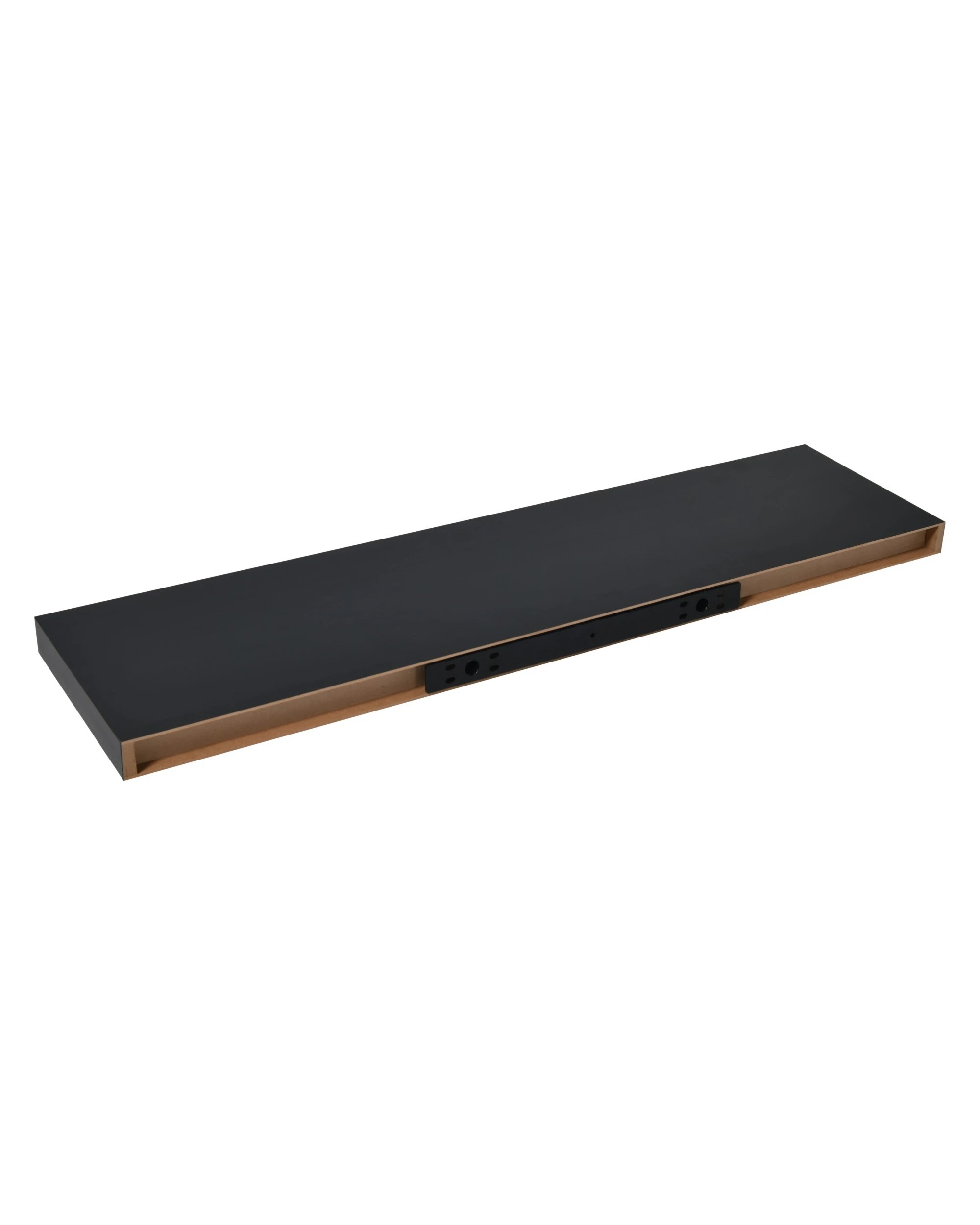 4 Takara Seiso Floating Wall Shelves Display Rack (Set of 3) Large 90cm - Black, 4 of 10