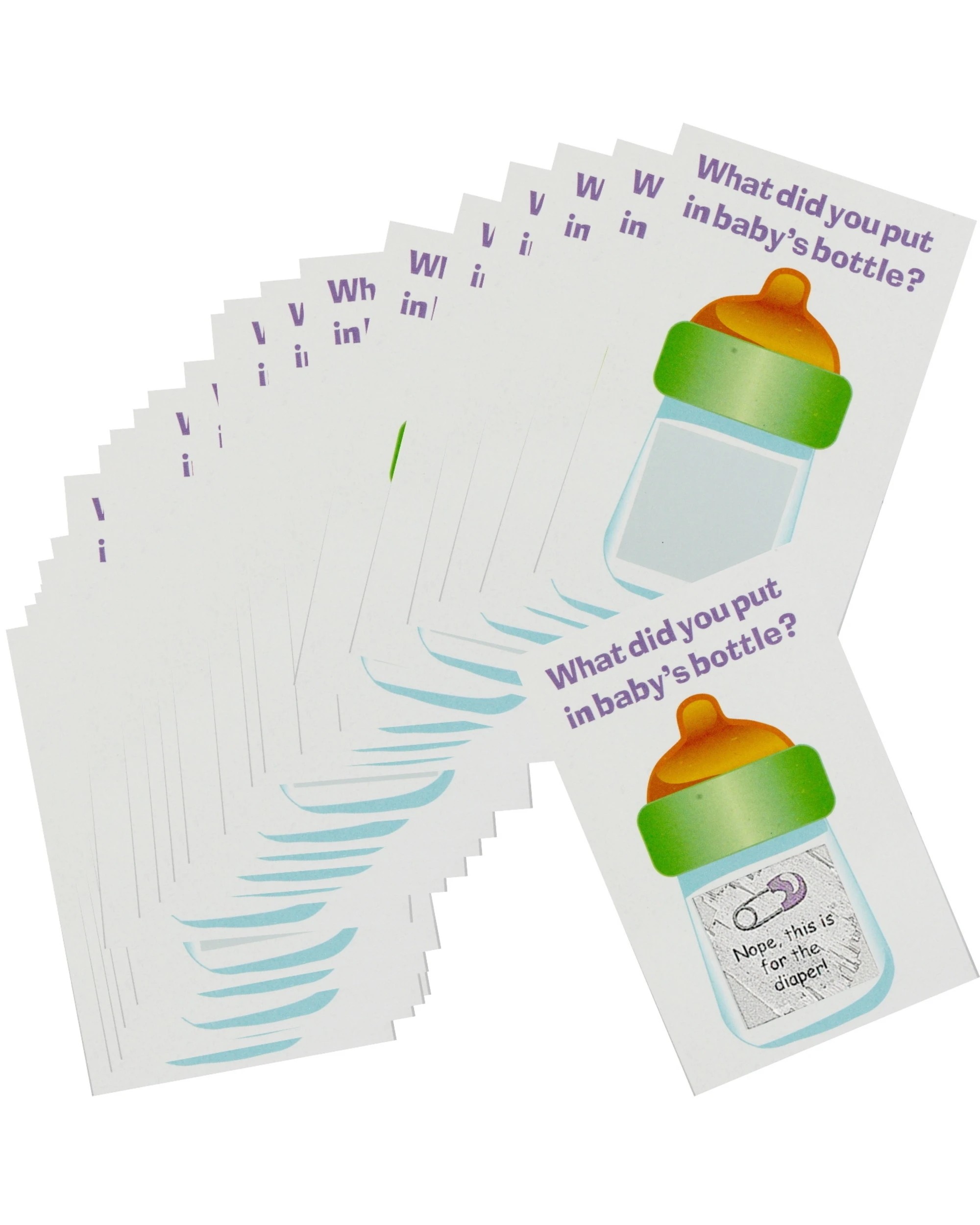 1 Partyrama Baby Shower Bottle Scratch Card Game - Multi, 1 of 1