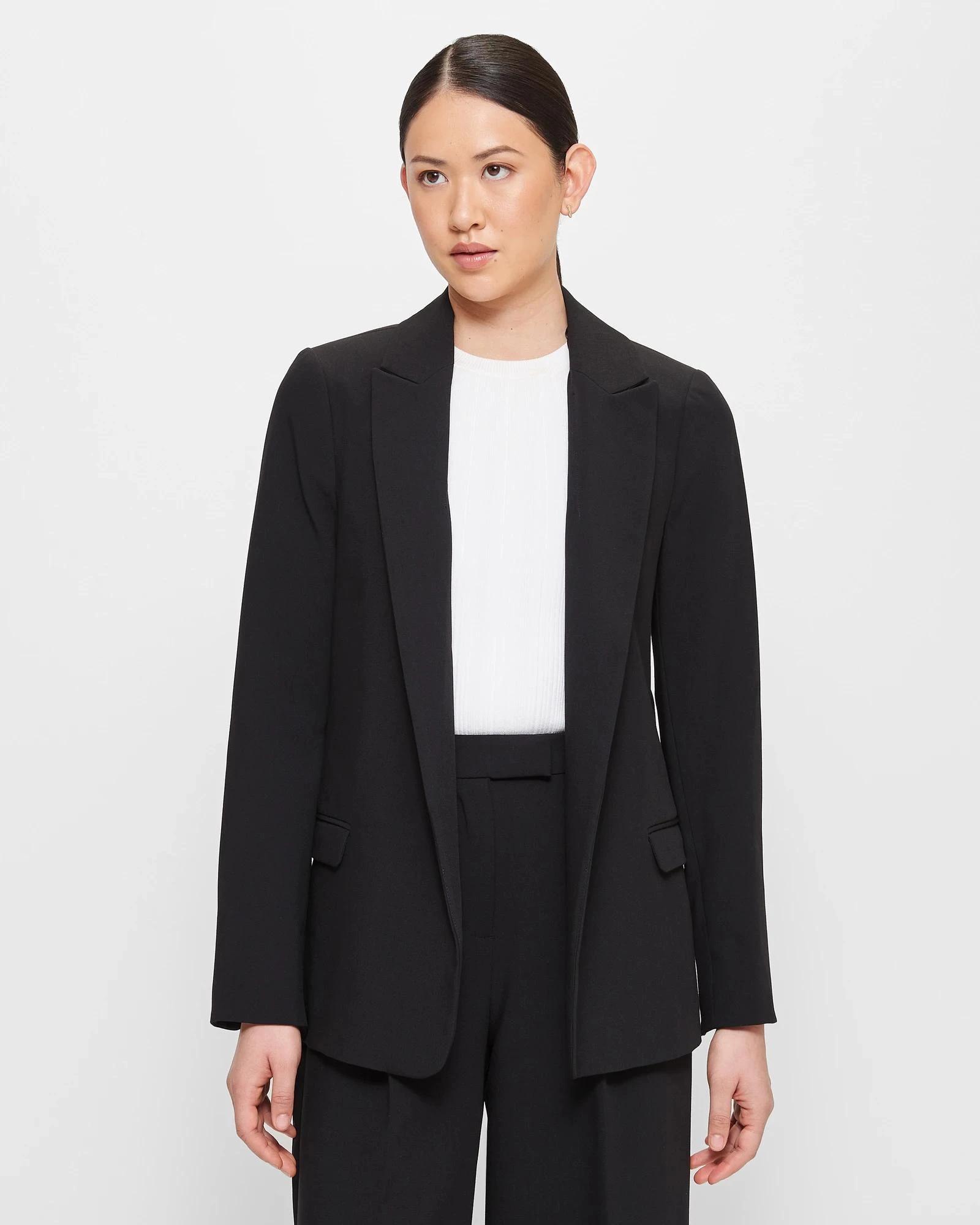 1 Preview Relaxed Blazer BLACK, 1 of 9