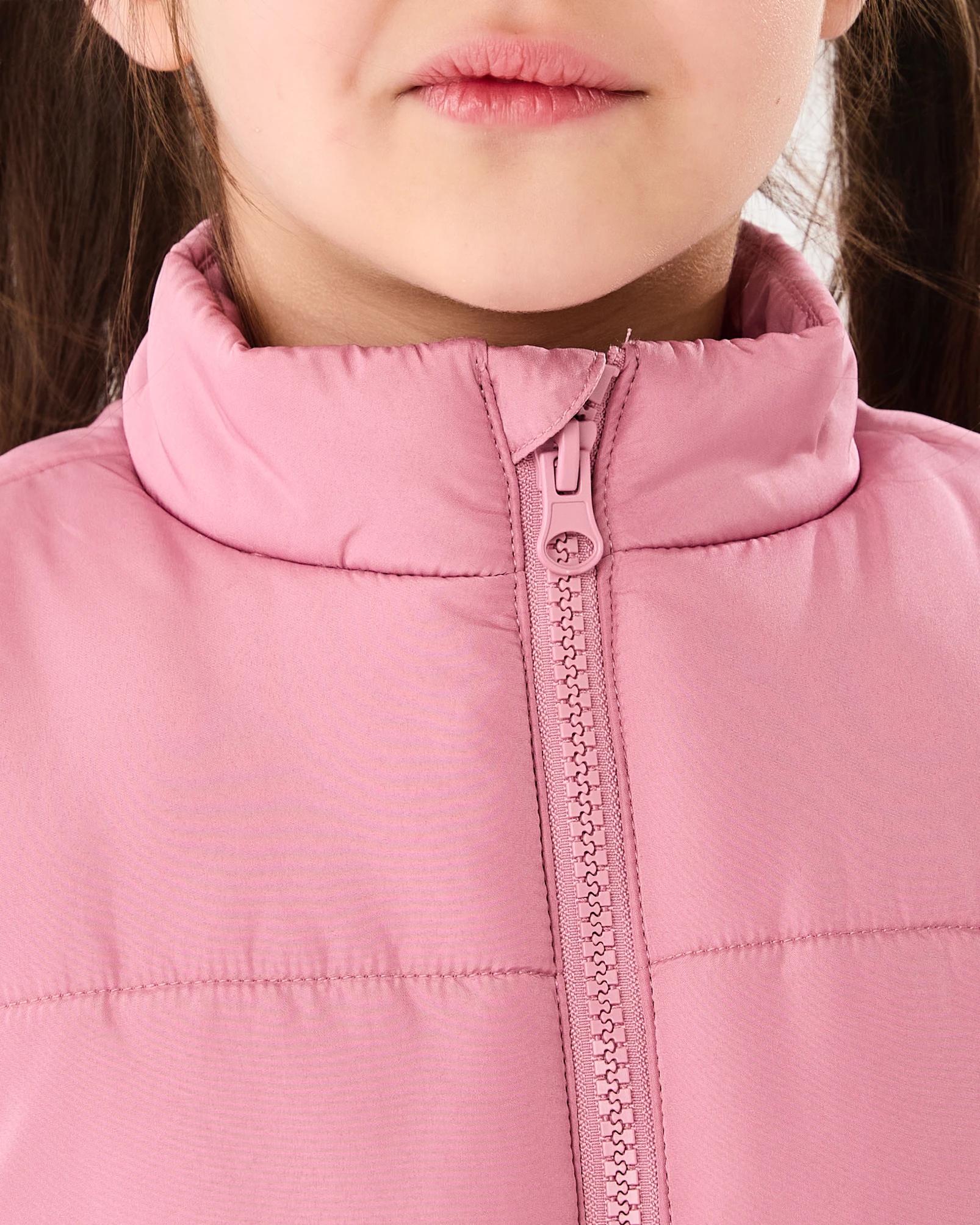 5 Puffer Vest Dust Rose, 5 of 9