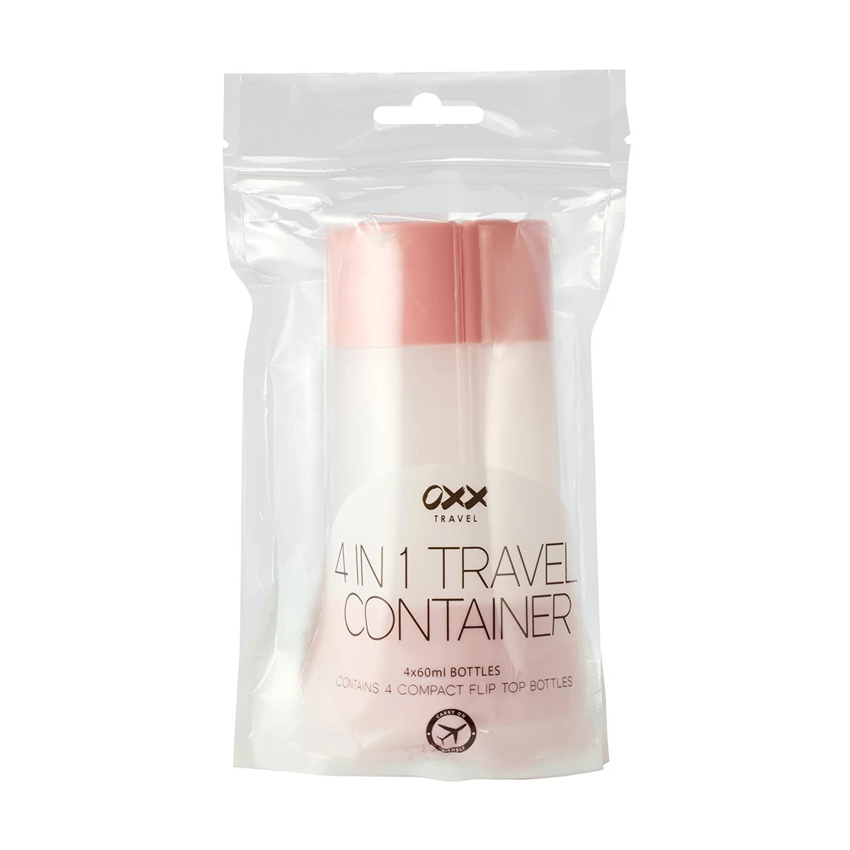 1 4 Pack OXX Travel 4-in-1 Travel Containers, 1 of 9
