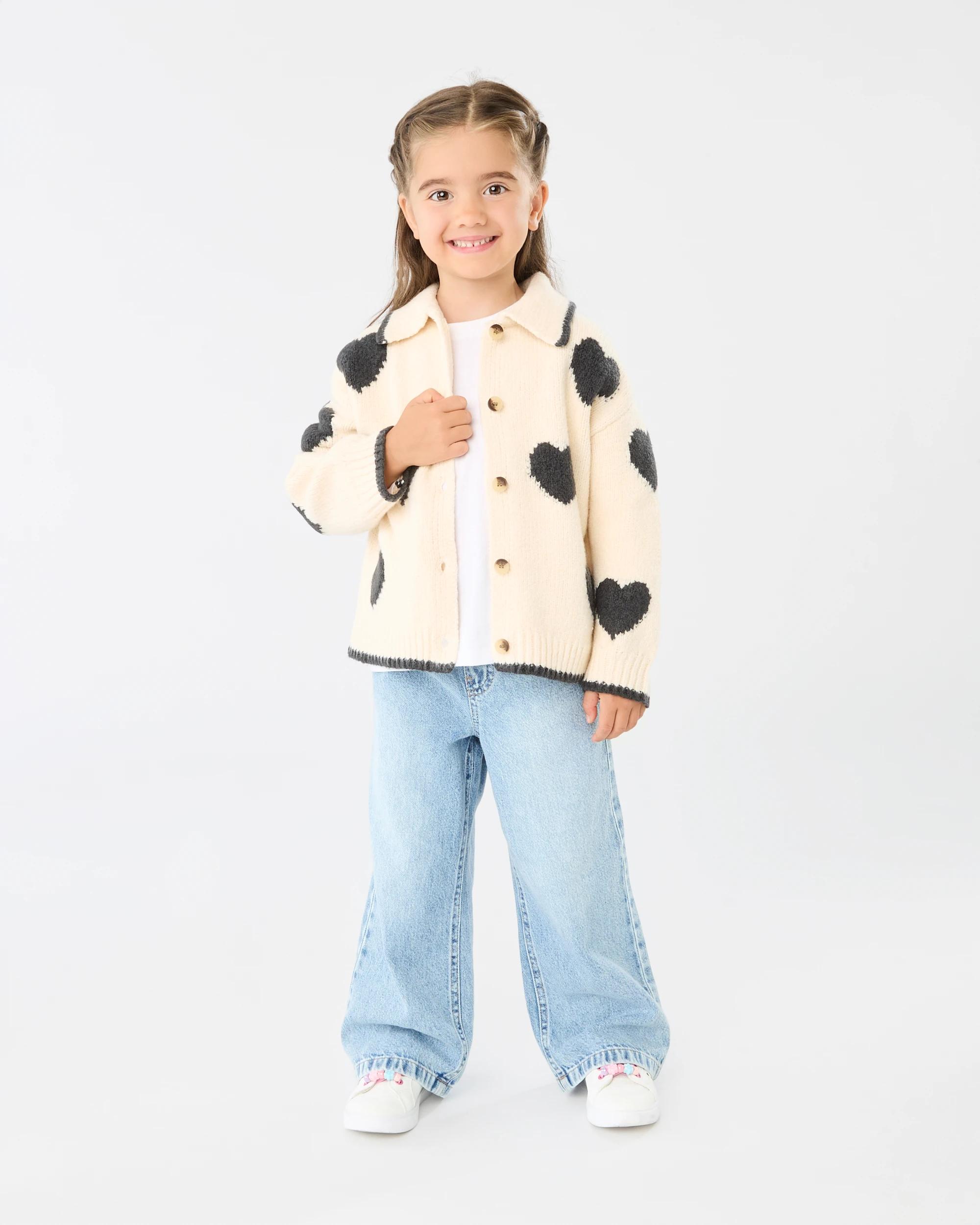 8 Intarsia Collar Cardigan Pmc Chalk, 8 of 10