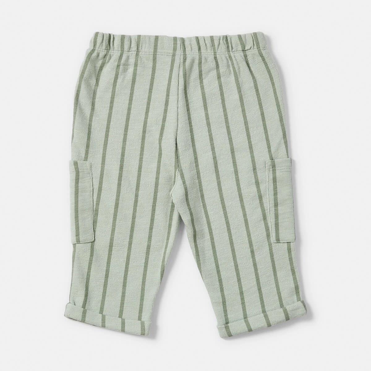 2 Cargo Joggers GREEN STRIPE, 2 of 4