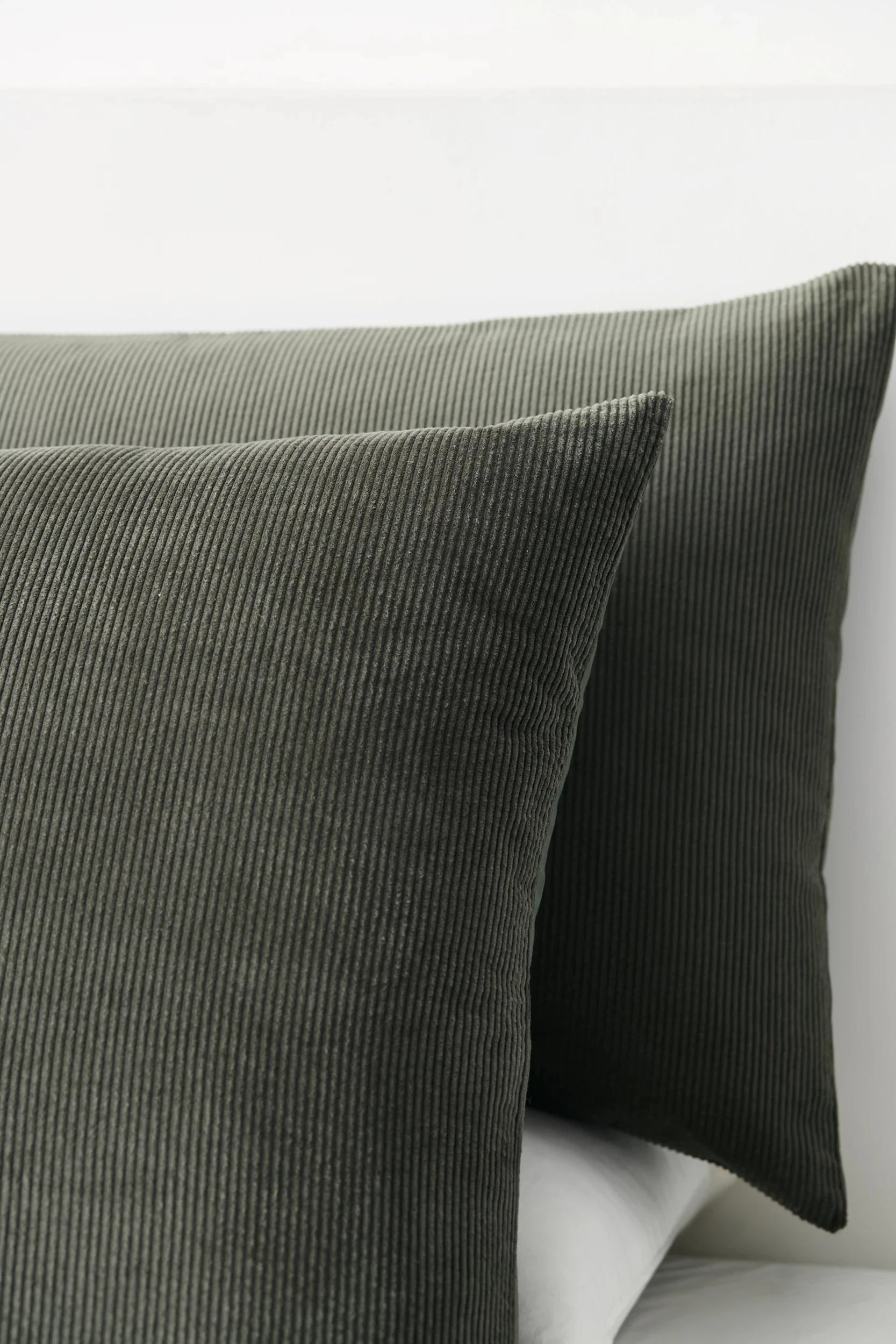 4 Target Zander Australian Cotton Corduroy European Pillowcase - Queen Bed - Green, 4 of 4