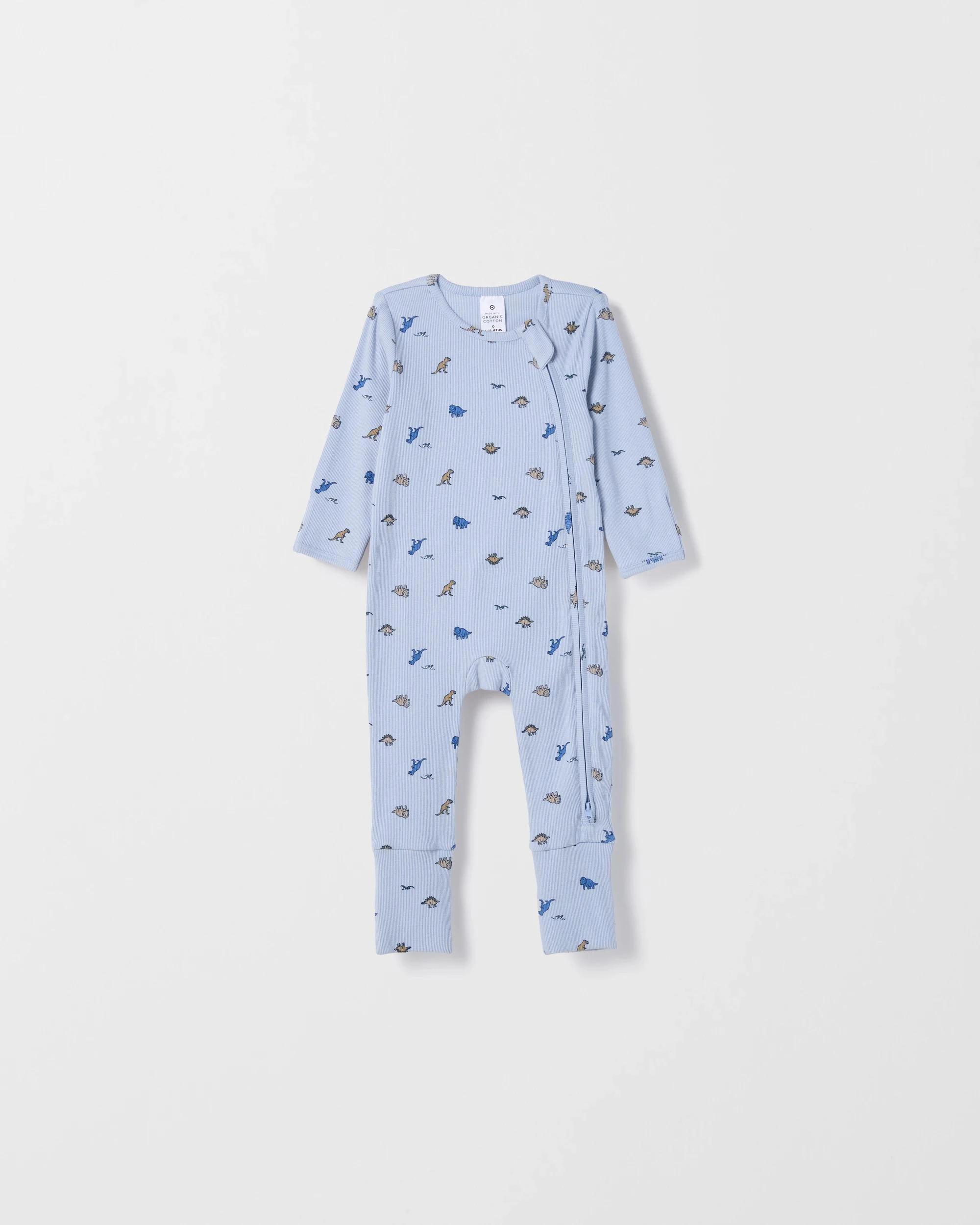 4 Target Baby Baby Organic Cotton 3 Pack Zip Coverall WHITECAP GRAY, 4 of 5