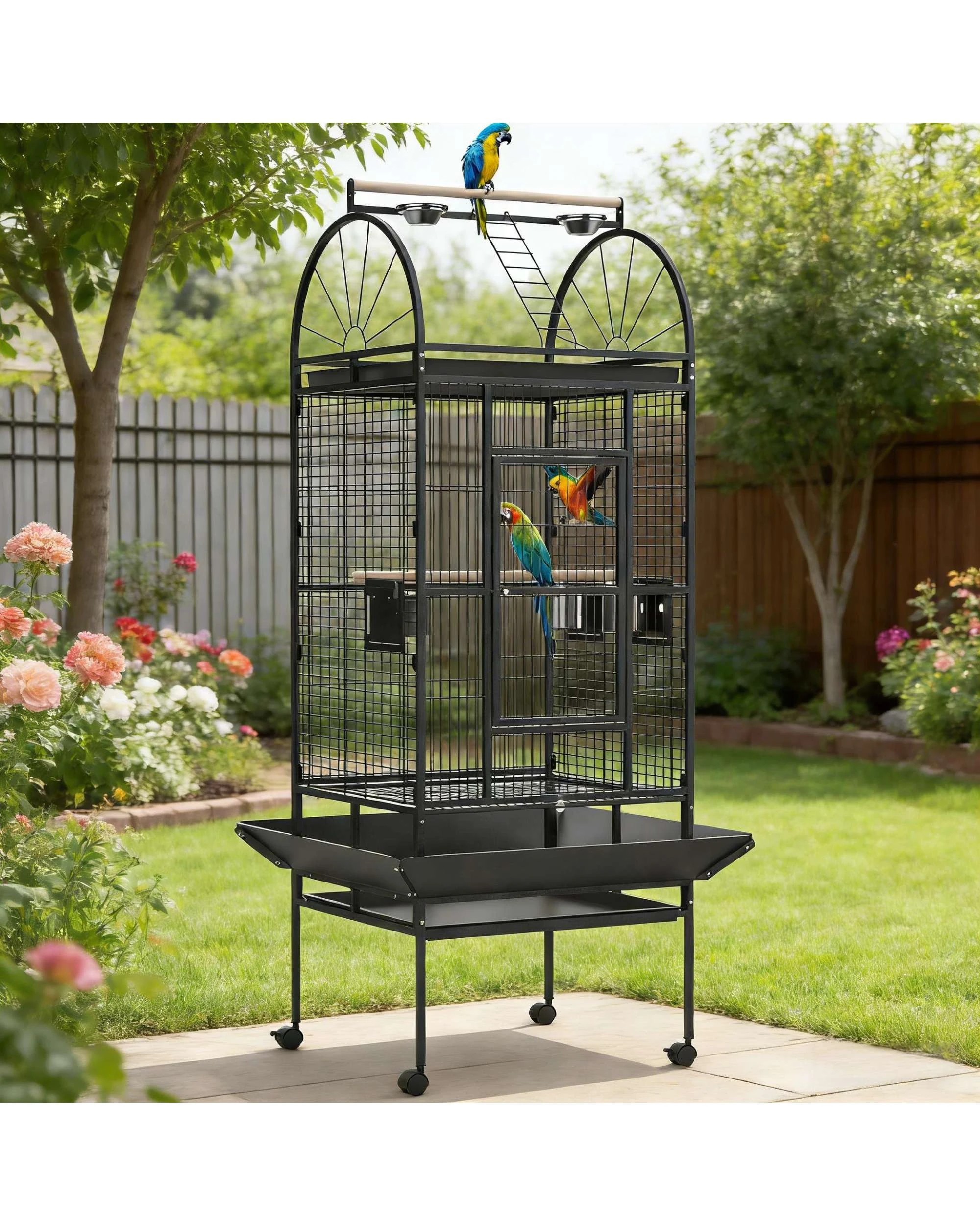 3 Advwin Bird Cage 176CM Parrot Aviary, 3 of 8