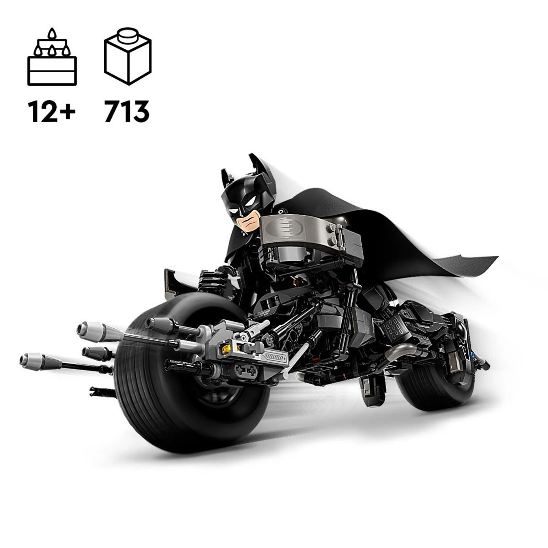 10 LEGO Super Heroes DC Batman Construction Figure and the Bat-Pod Bike 76273, 10 of 11