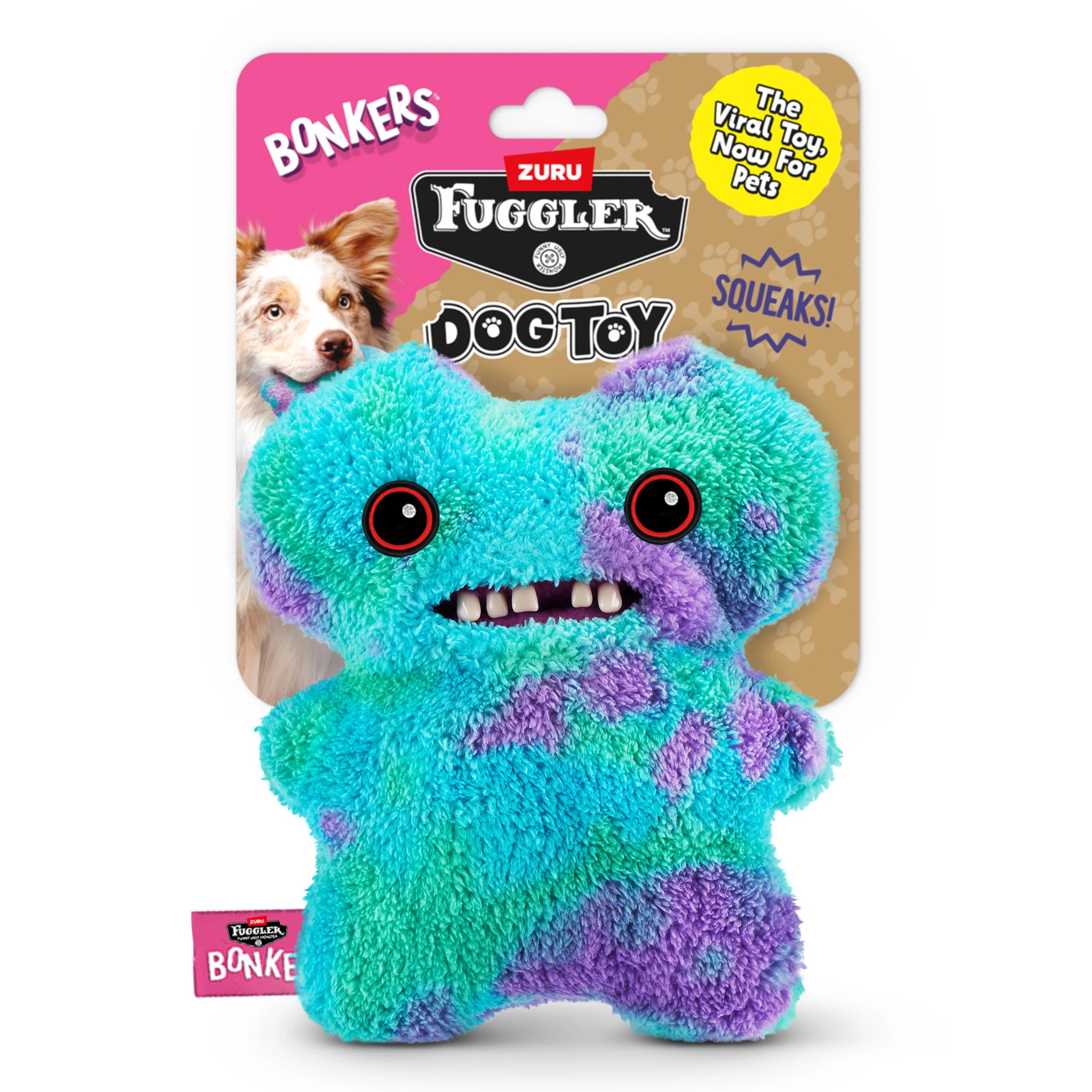 1 Zuru Fuggler X Bonkers Gaptooth McGoo Dog Toy, 1 of 5