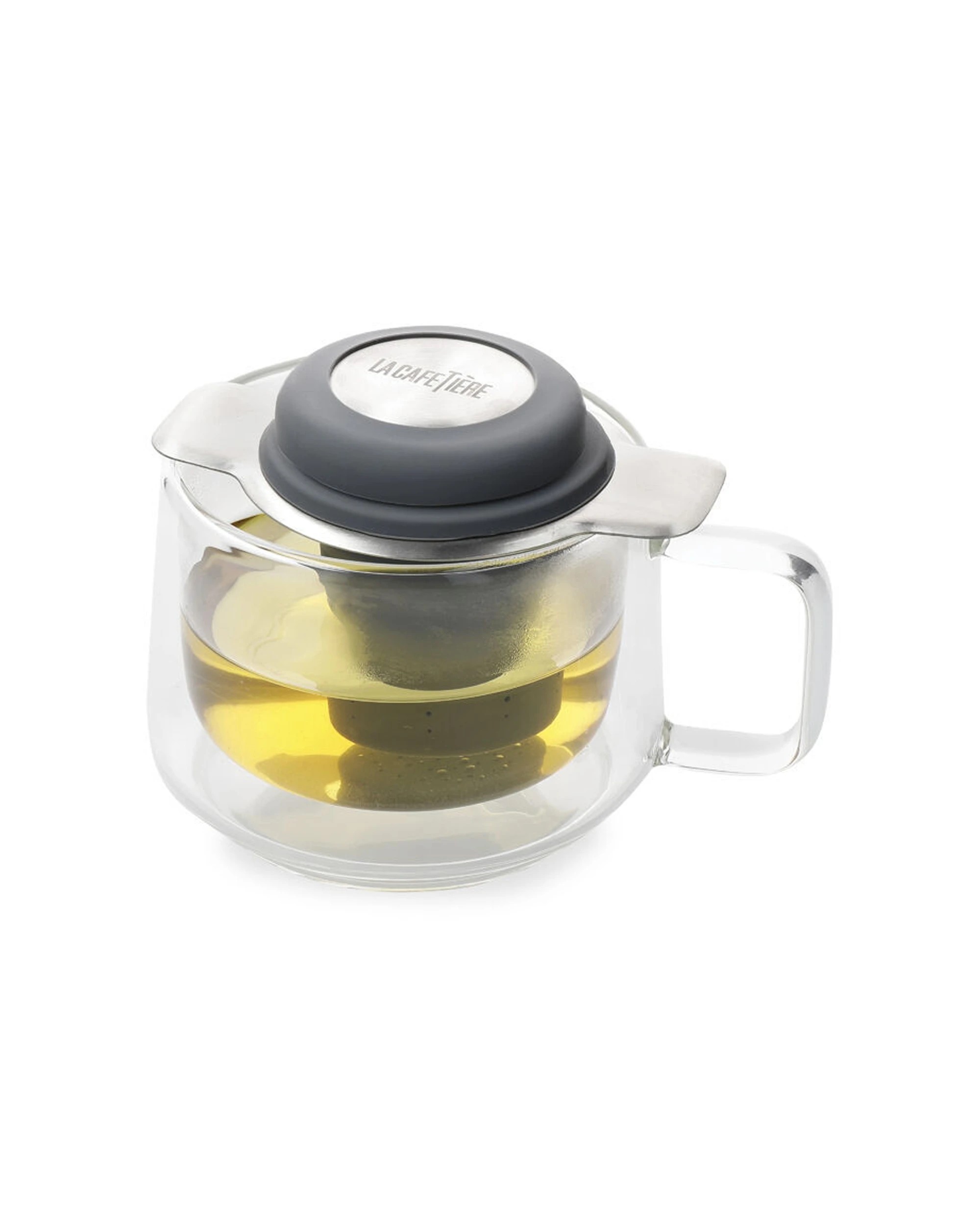 3 La Cafetiere 3PK Invertible Silicone Loose Leaf Tea Filter Infuser - Grey, 3 of 6