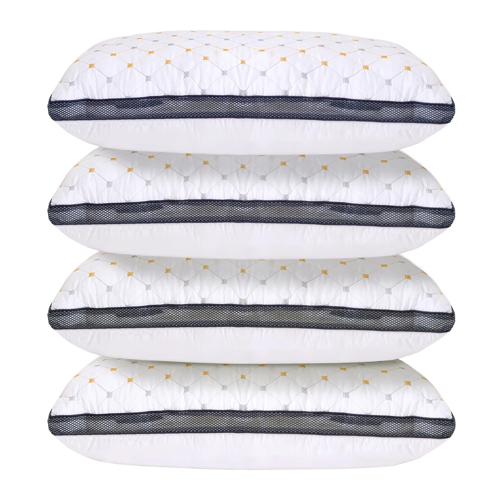 3 Royal Comfort Luxury Air Mesh Pillows Hotel Quality Checked Ultra Comfort 4 Pack - White, 3 of 10