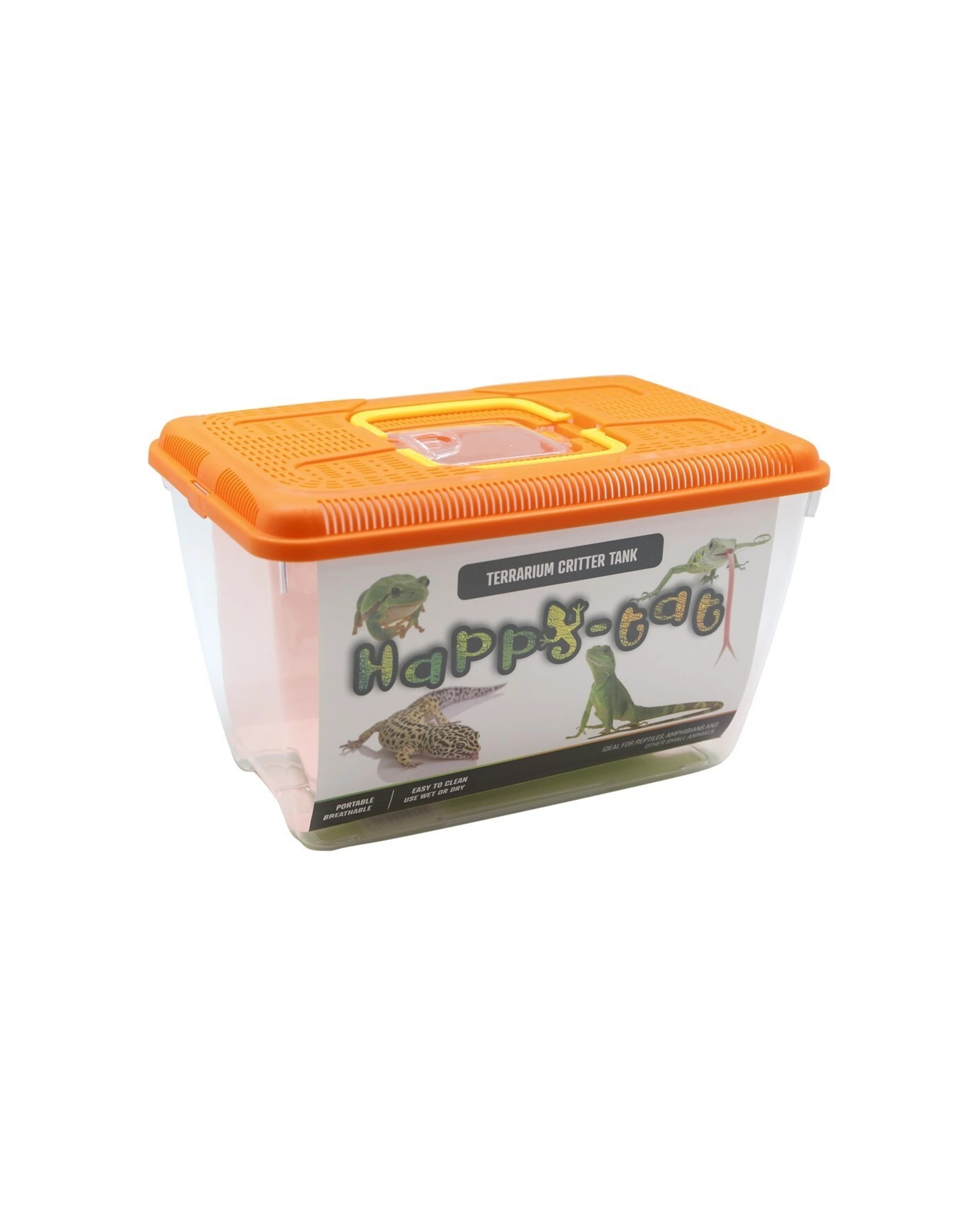 2 Paws And Claws 32cm Critter Reptiles Aquarium Tank House Portable Carrier - Assorted, 2 of 5