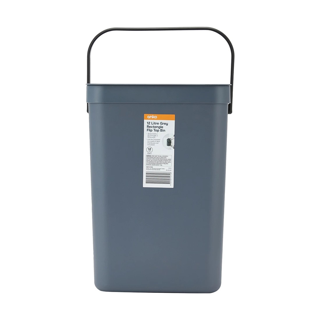 7 12L Rectangular Fliptop Bin, 7 of 7