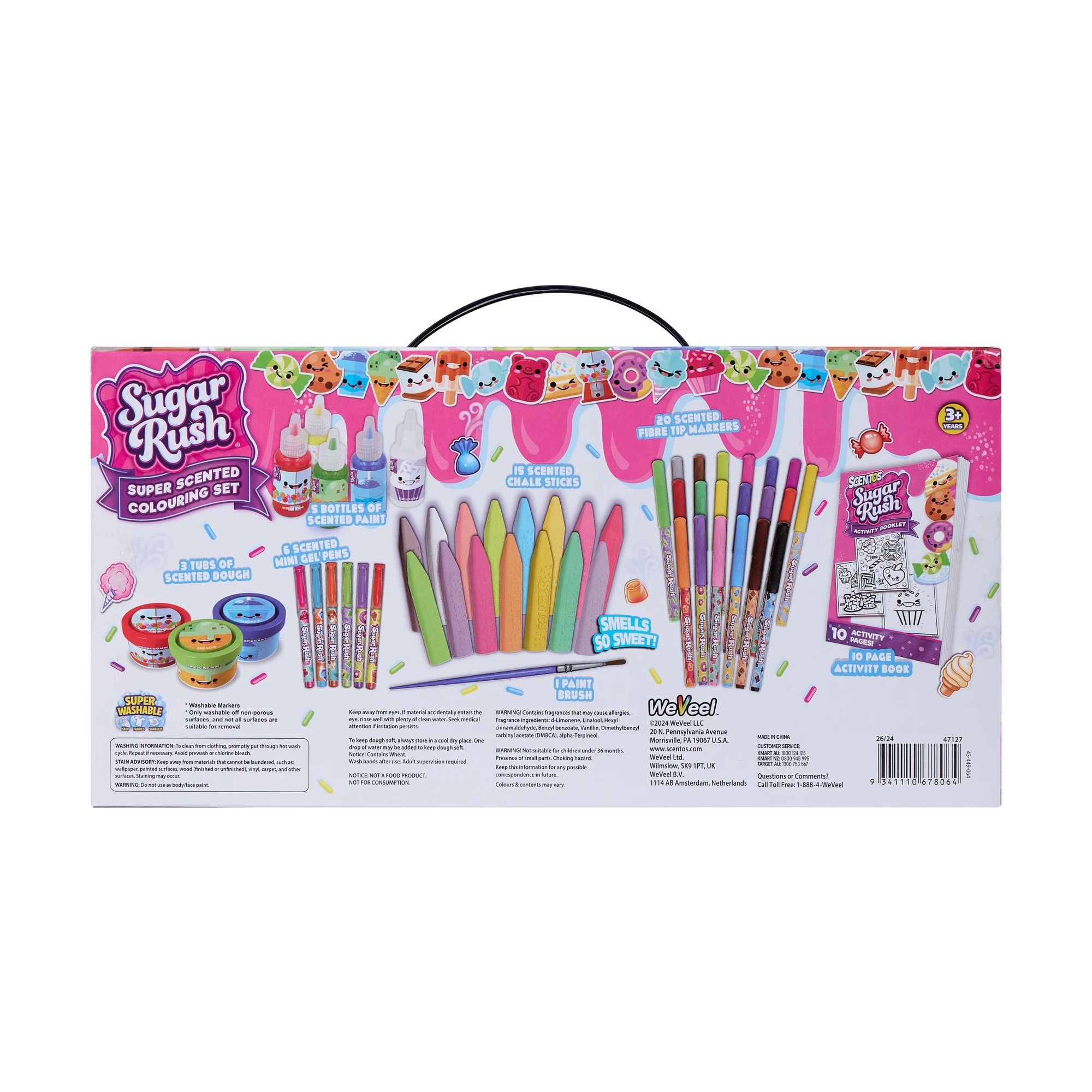 10 Sugar Rush Super Scented Colouring Set, 10 of 10