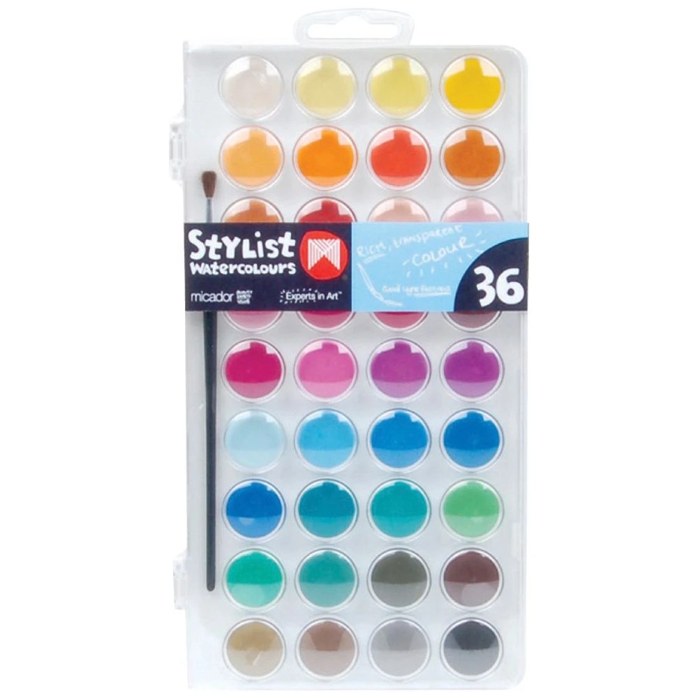 1 Micador Watercolour Palette Stylist Disc 36, 1 of 1