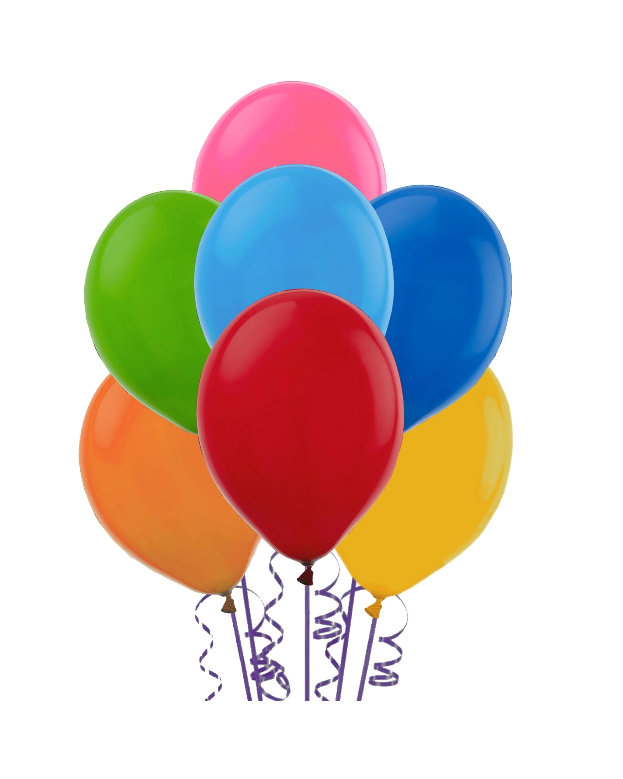 1 Artwrap Coloured Assorted Balloons Pack of 50, 1 of 2