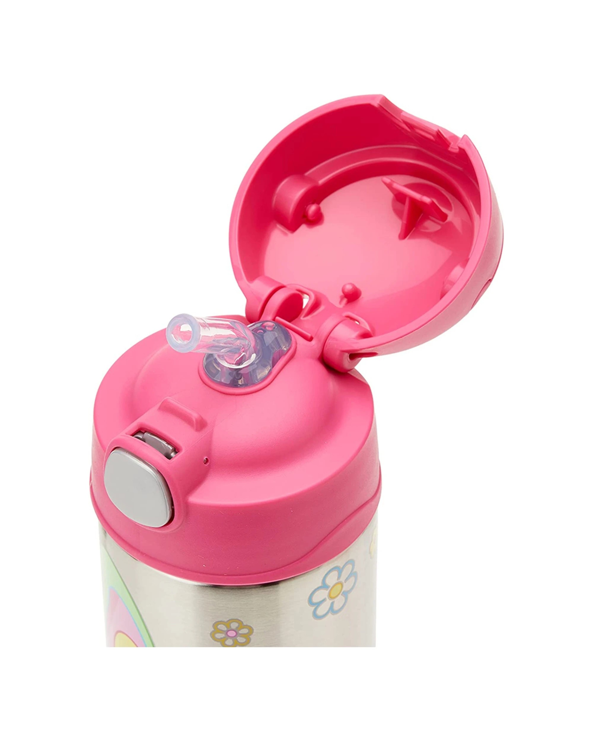 3 Thermos Funtainer 355ml Insulated Stainless Steel Drink Bottle Butterfly - Pink, 3 of 3