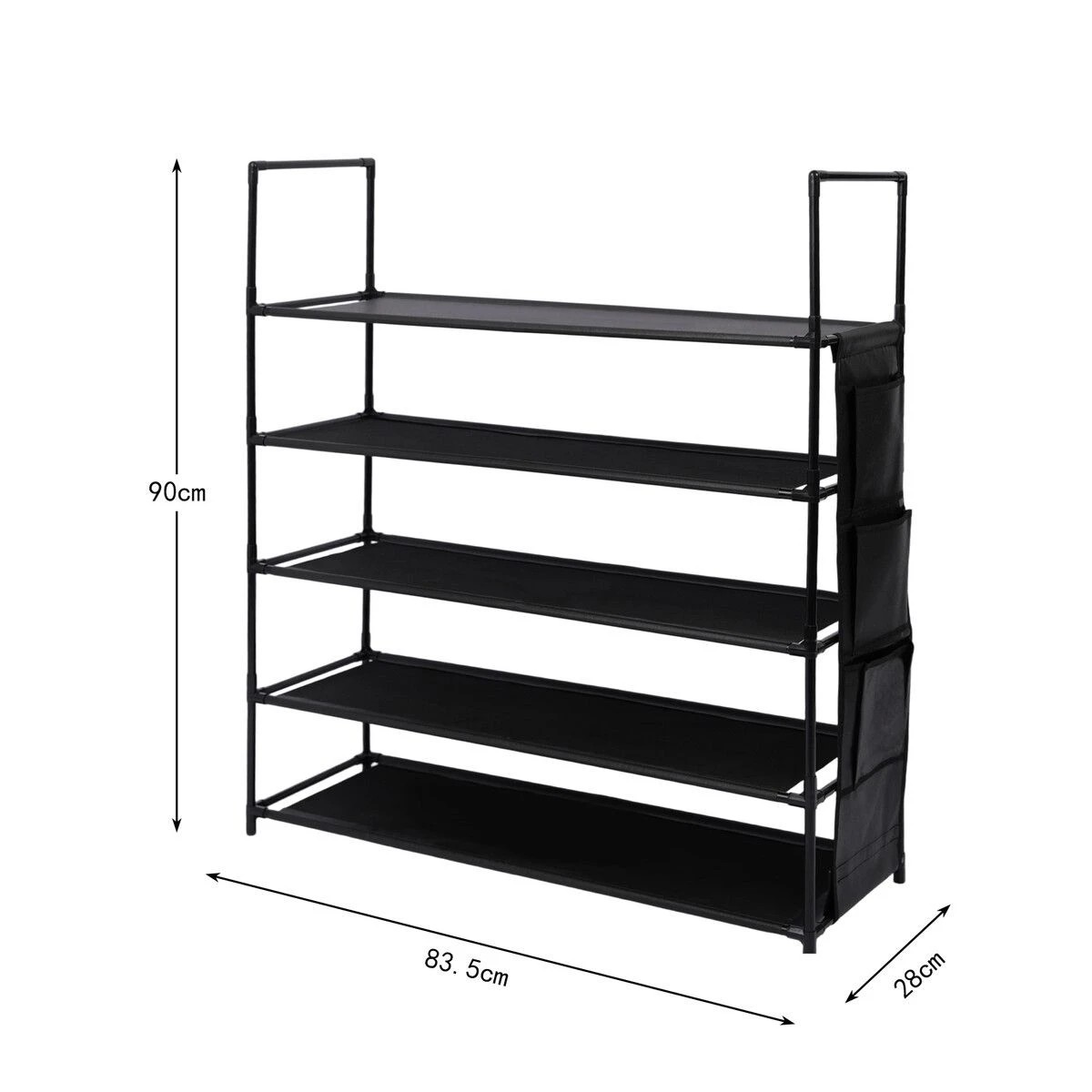 5 Ausway Stackable Shoe Rack Storage Cabinet Organiser 5 Tier, 5 of 5