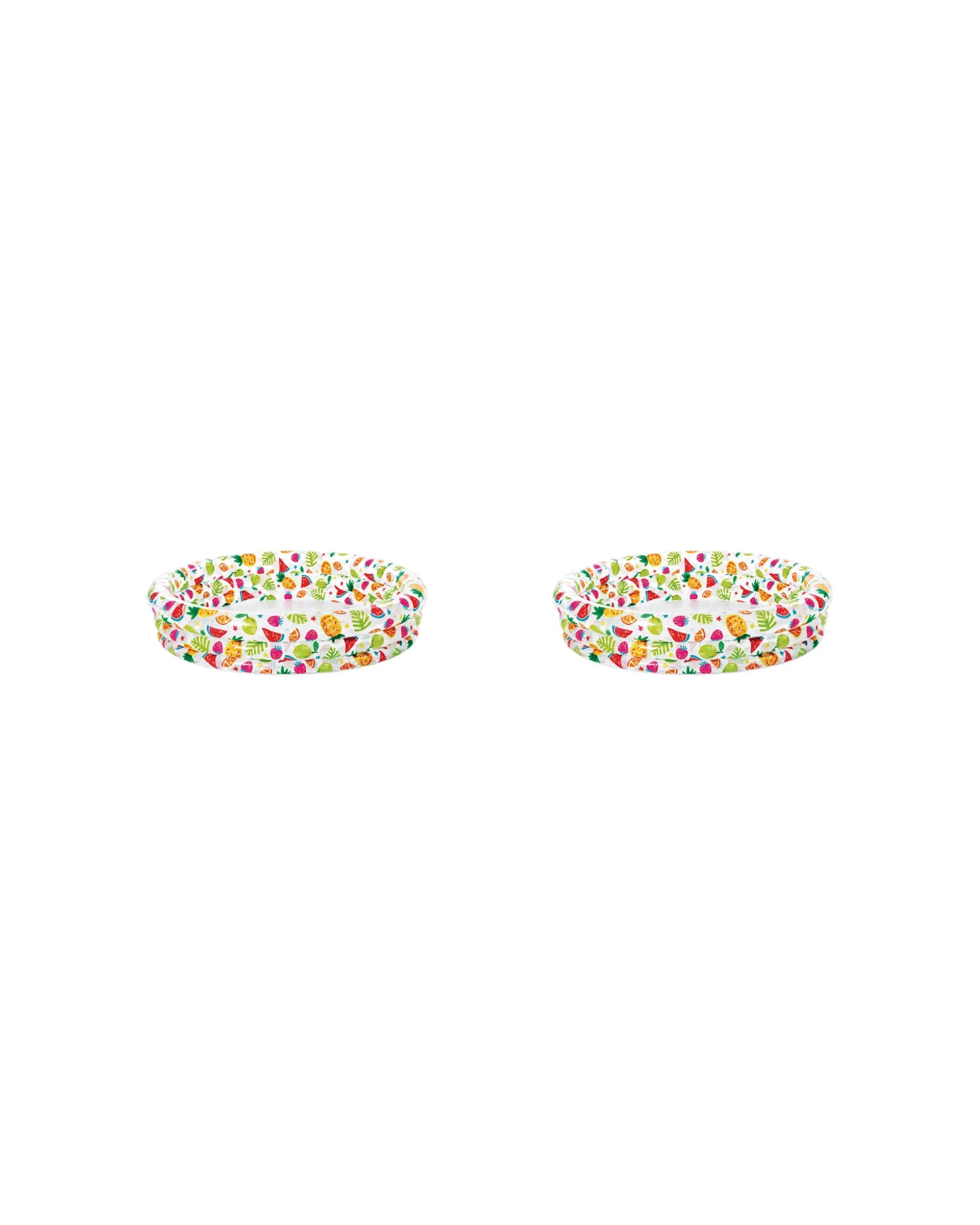 1 Intex 2PK Inflatable Swimming Pool Fruity Delight 52x11in - Multi, 1 of 5
