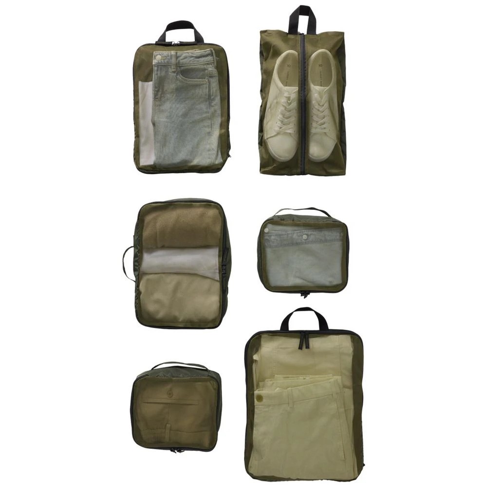 2 Otto On The Go Packing Cubes 6 Pack Green, 2 of 6