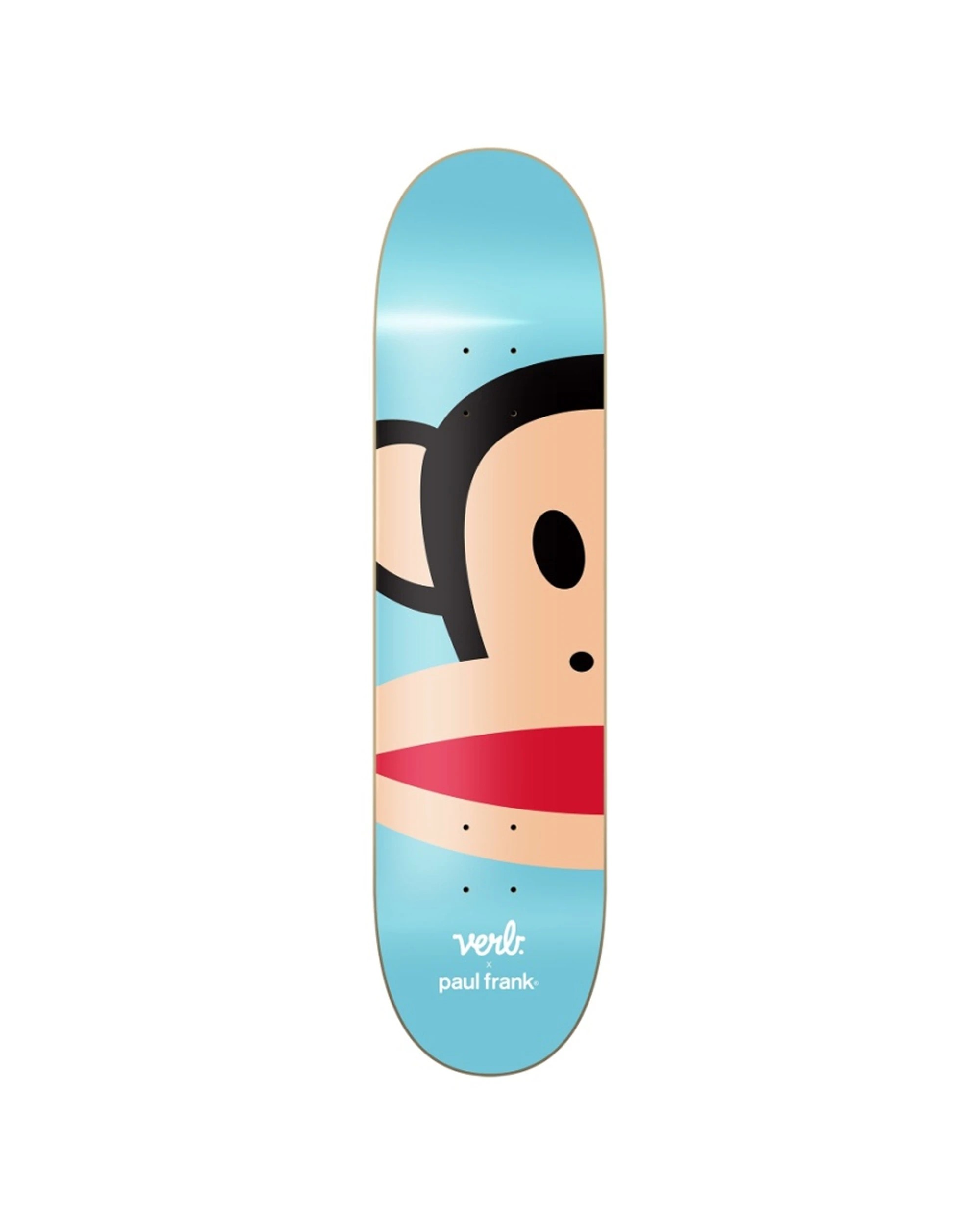 1 Verb X Paul Frank Skateboard 8.25" Deck Premium Maple Core Julius Head, 1 of 1