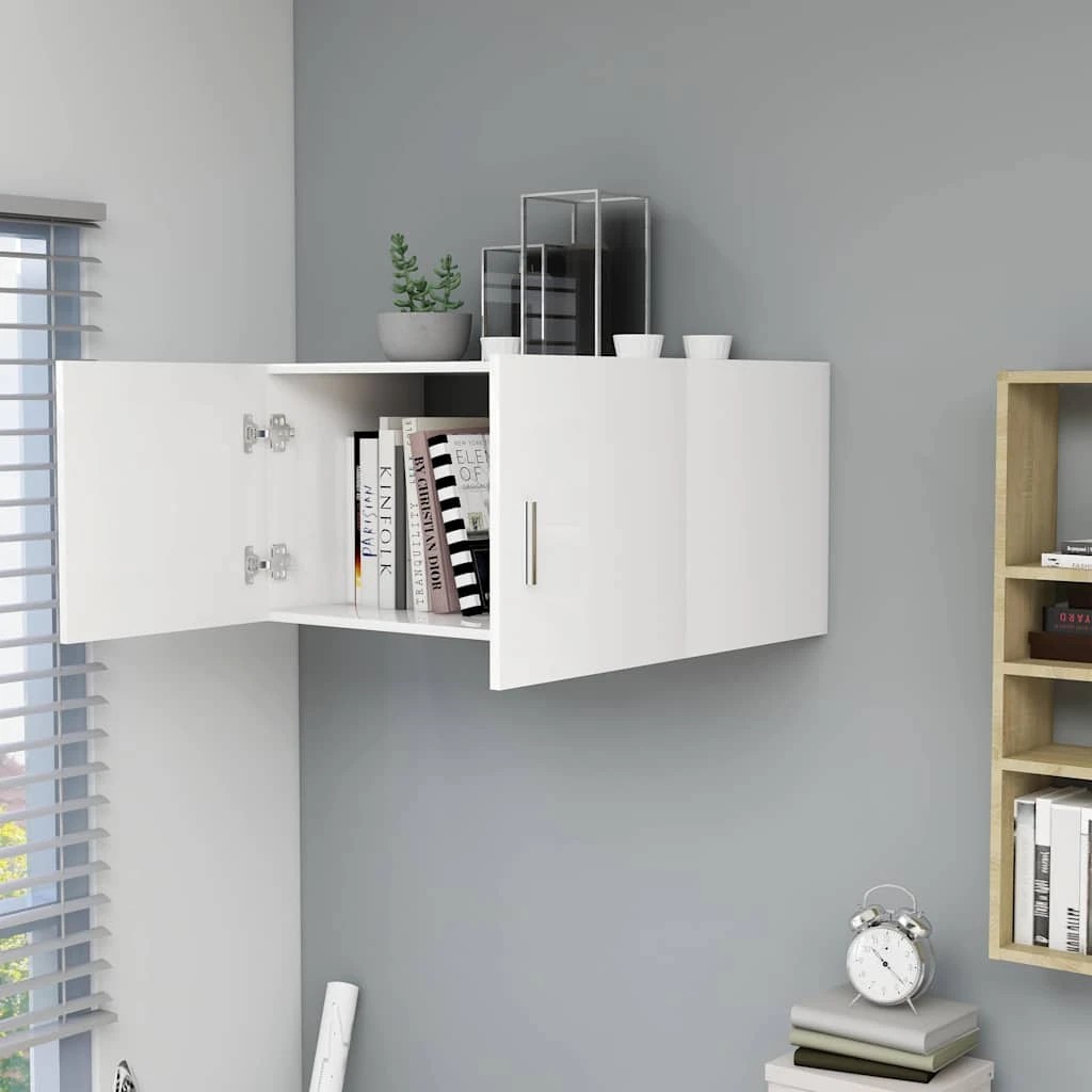3 vidaXL Wall mounted cabinet Wall mounting - White, 3 of 8