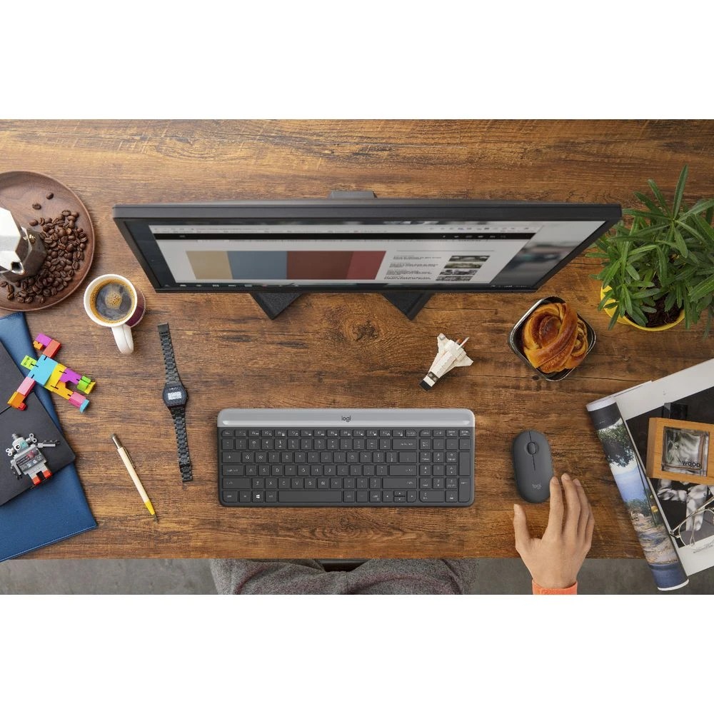 8 Logitech MK470 Wireless Mouse and Keyboard Combo Graphite, 8 of 8