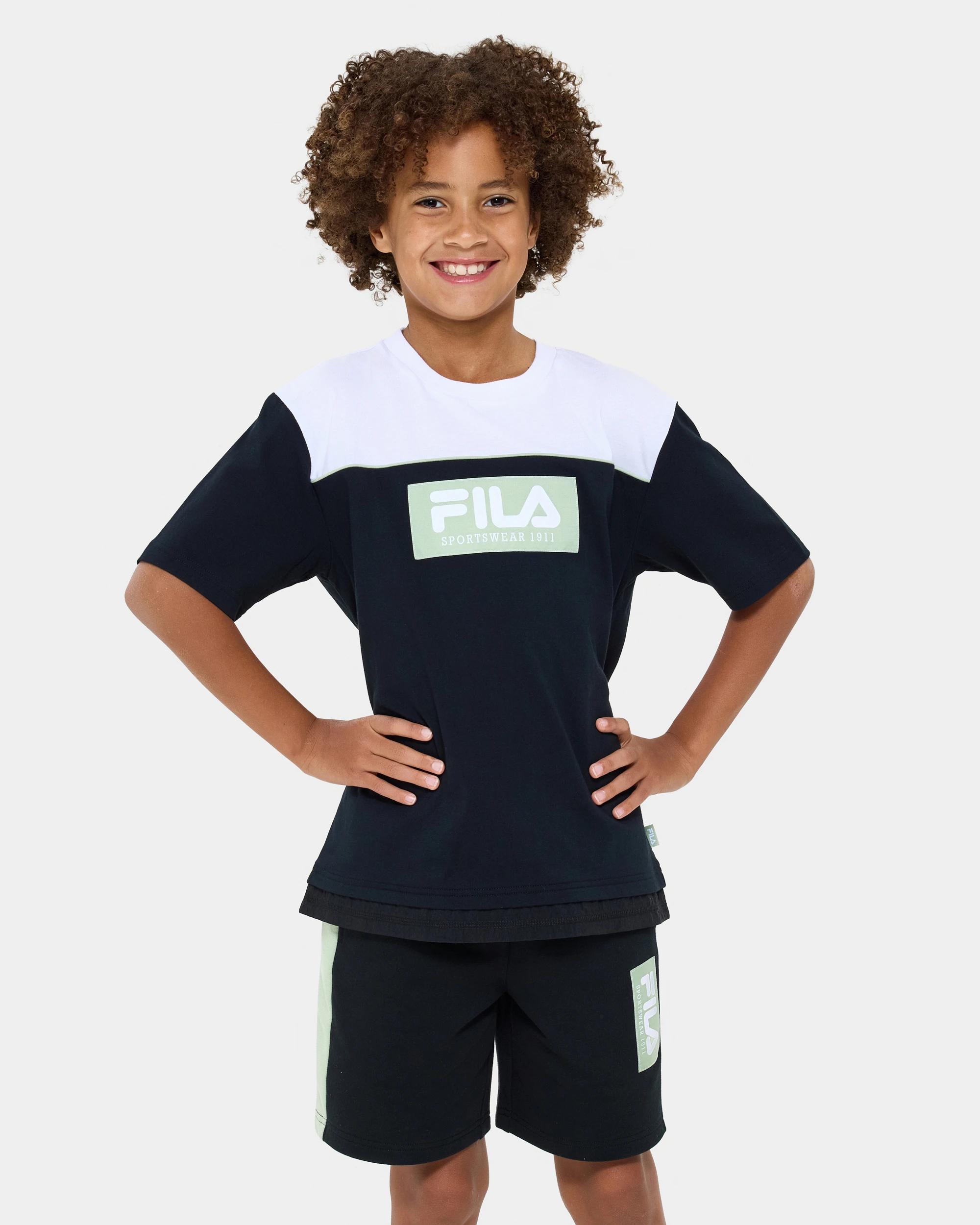 1 Brayden Short Sleeve T-shirt - Fila BLACK, 1 of 7