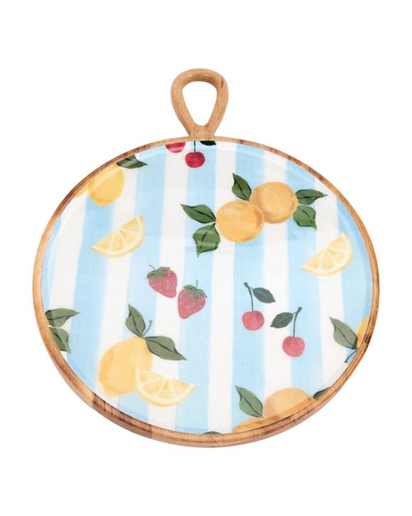 Mixed Fruits Enamel Platter