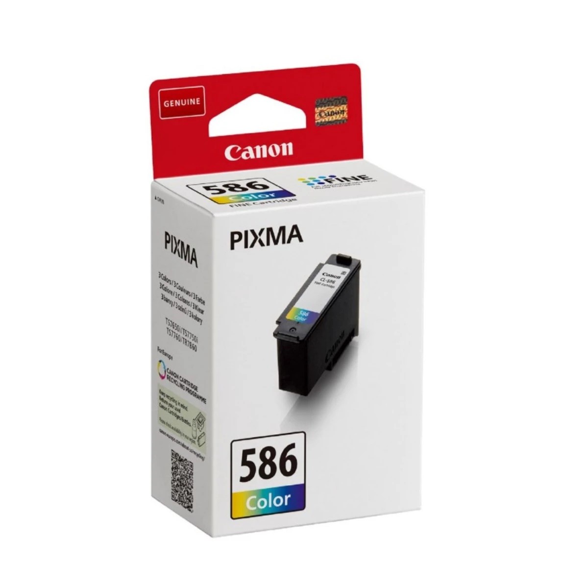 3 Canon Pixma 586 Colour Fine Ink Cartridge -  Tri Colour, 3 of 3