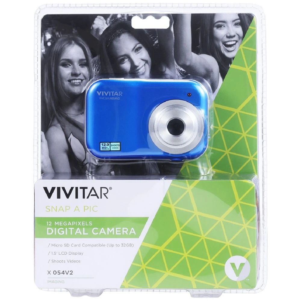 7 Vivitar VX054v2 12.1MP Digital Camera Blue, 7 of 8