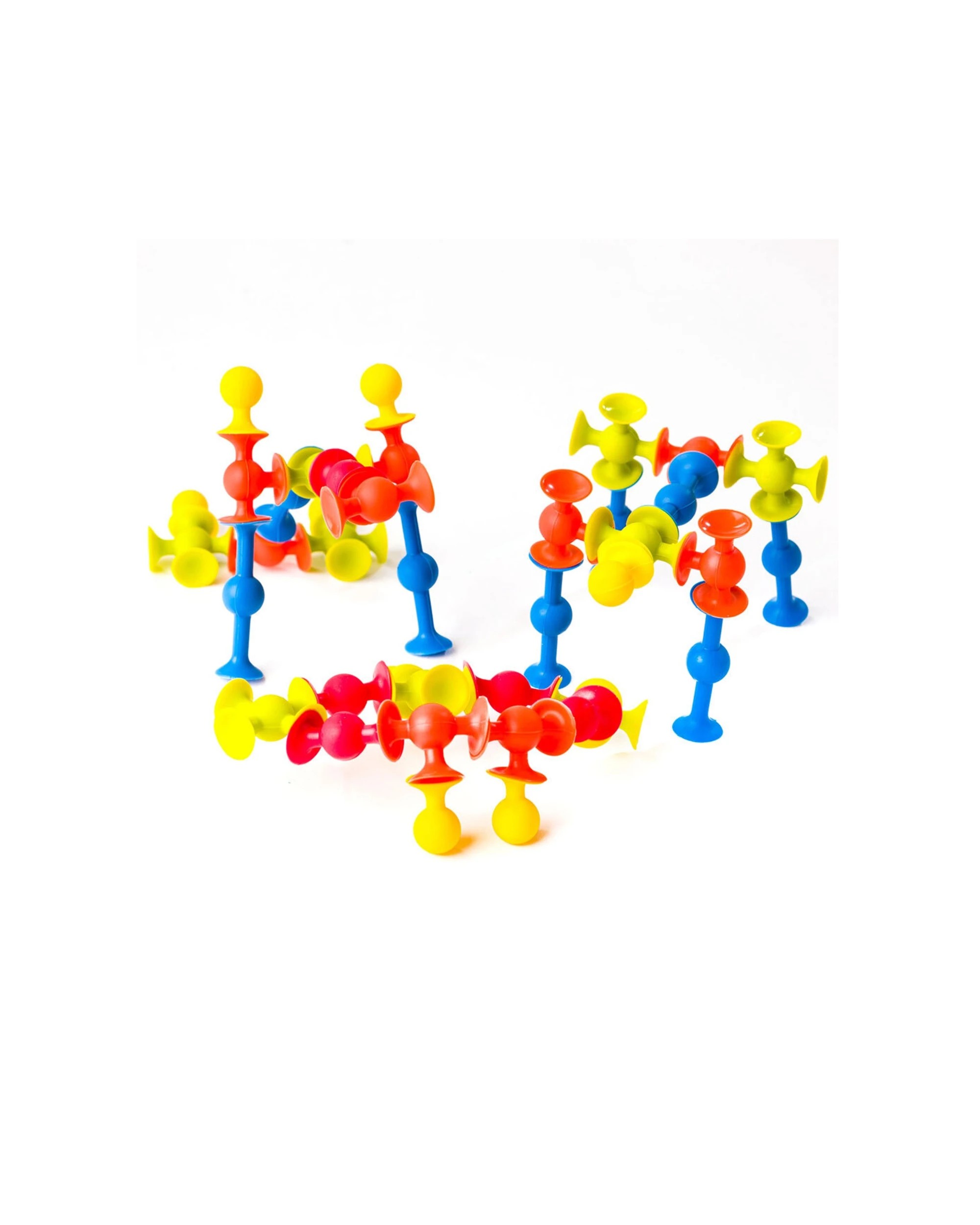 4 FAT BRAIN TOY CO. 75pc Mini Squigz Suction Construction Set - Multi, 4 of 8