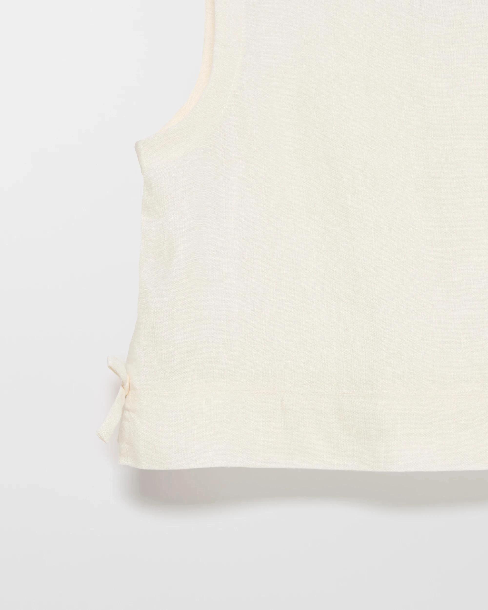 5 Target European Linen Tank CREAM, 5 of 5