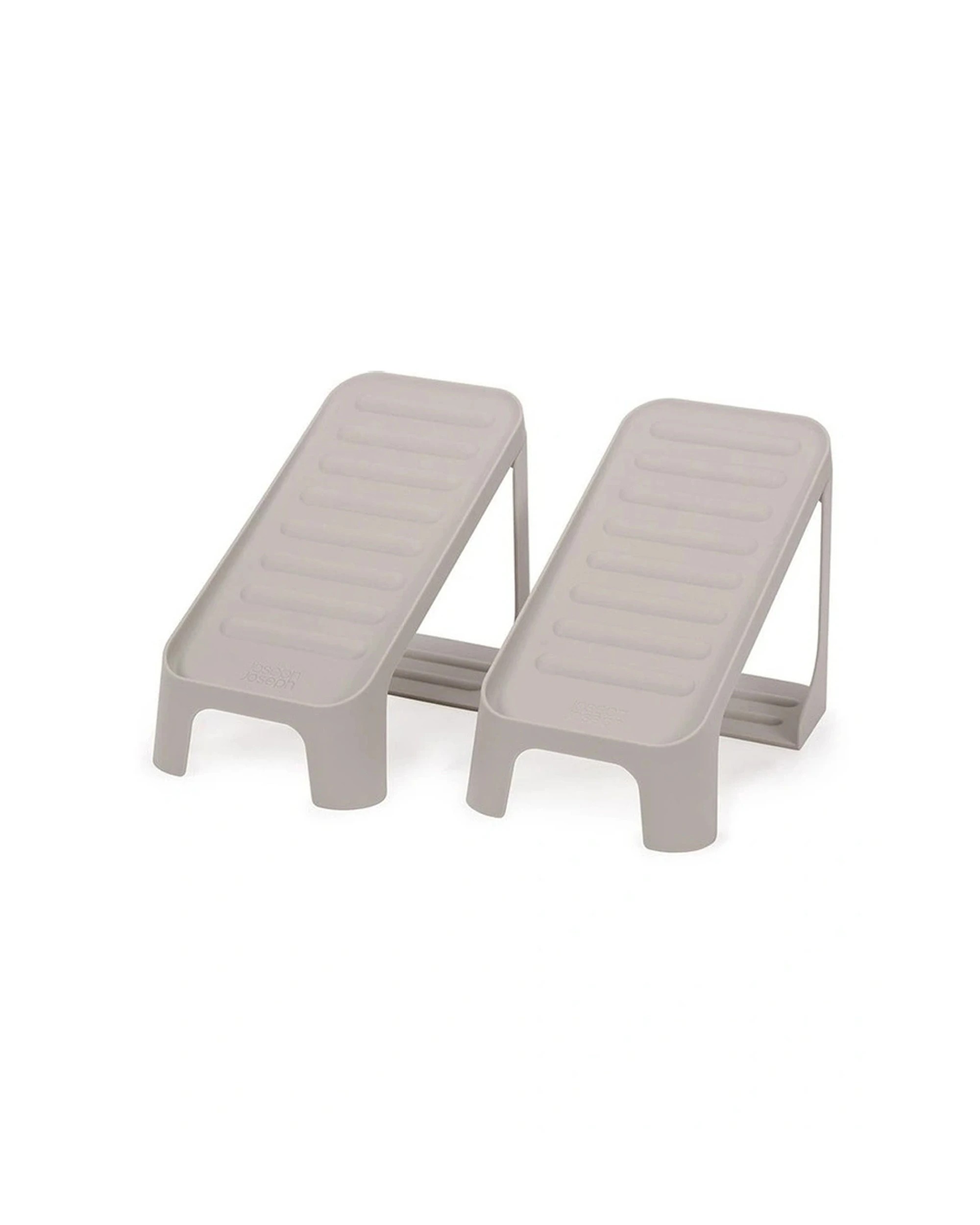 1 Joseph Joseph 2pc Shoe-In Single Shoe Caddy 26.2cm Compact Recycled Plastic - White, 1 of 6