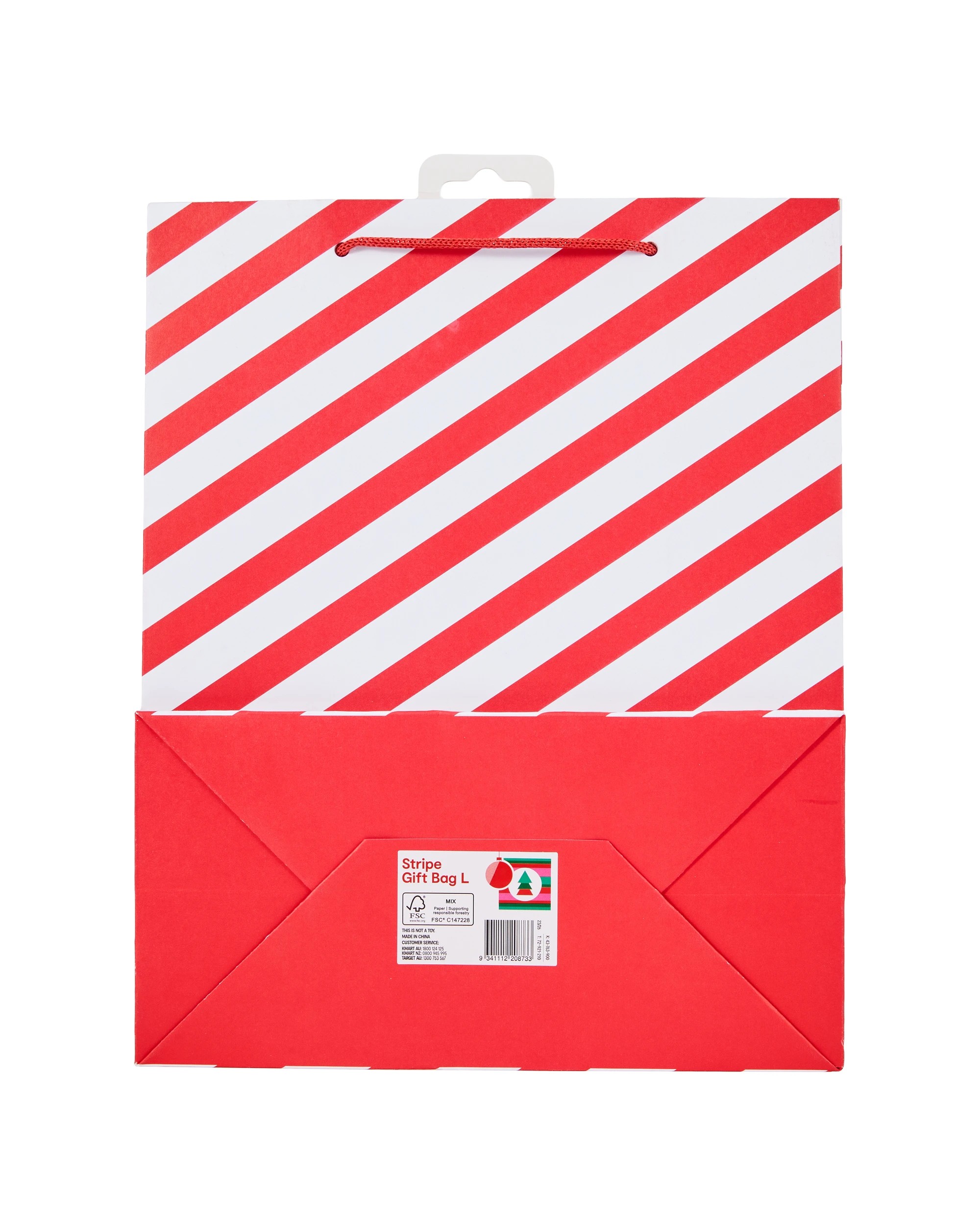 5 Stripe Gift Bag - Large, 5 of 5