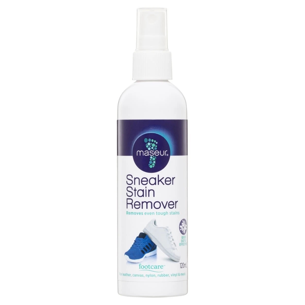1 Maseur Footcare Sneaker Stain Remover 120ml, 1 of 6