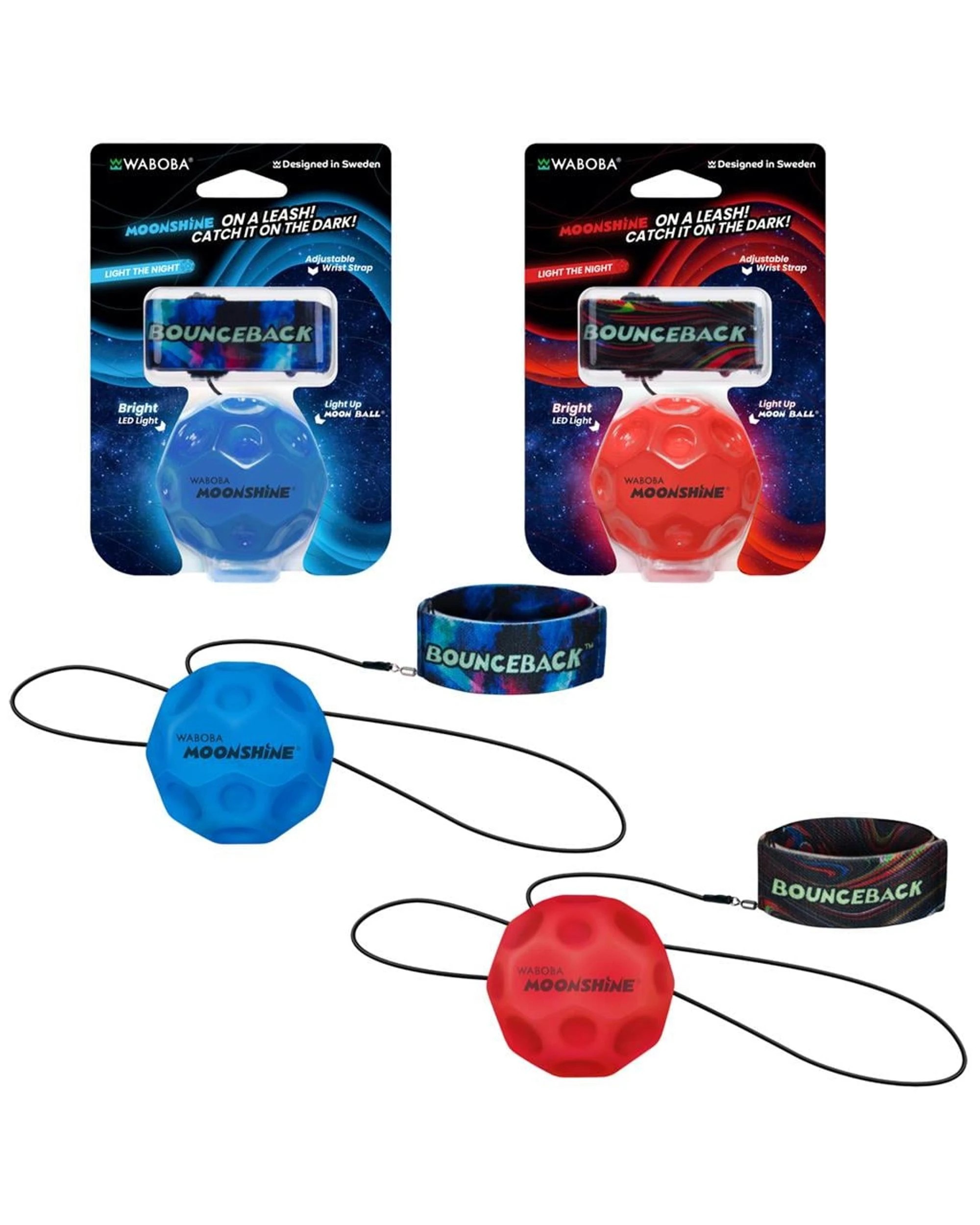 1 Waboba Moonshine LED Bounceback Moonball Assorted - Multi, 1 of 7