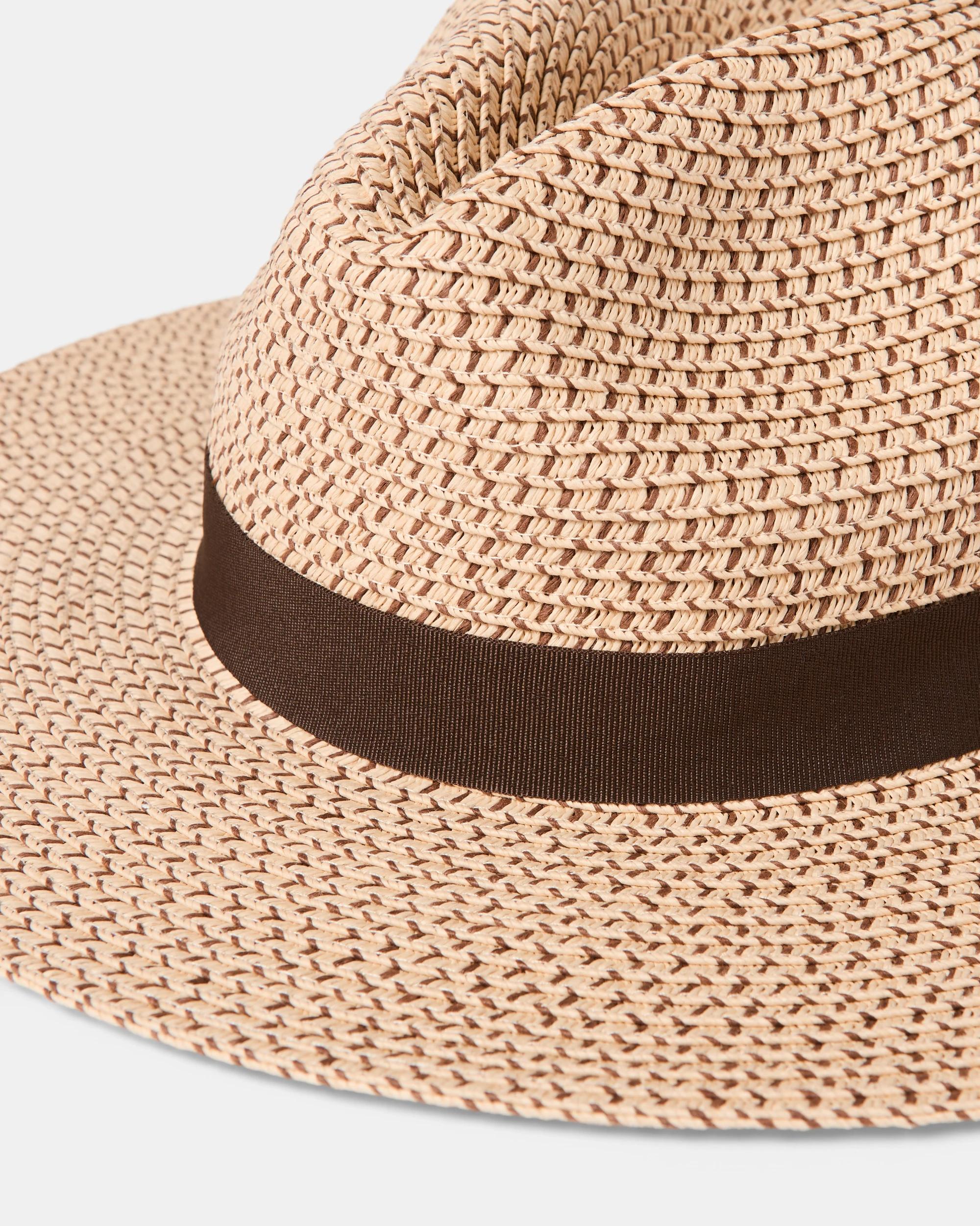 2 Summer Fedora Hat Natural, 2 of 2