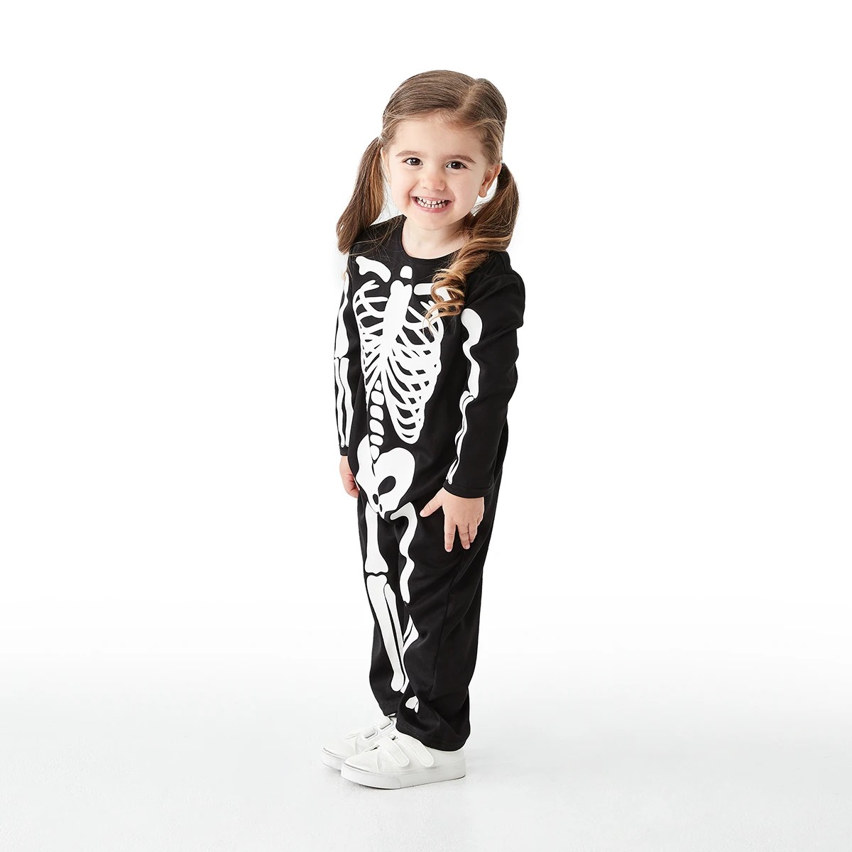 2 Toddler Skeleton Costume - Ages 2-3, 2 of 7