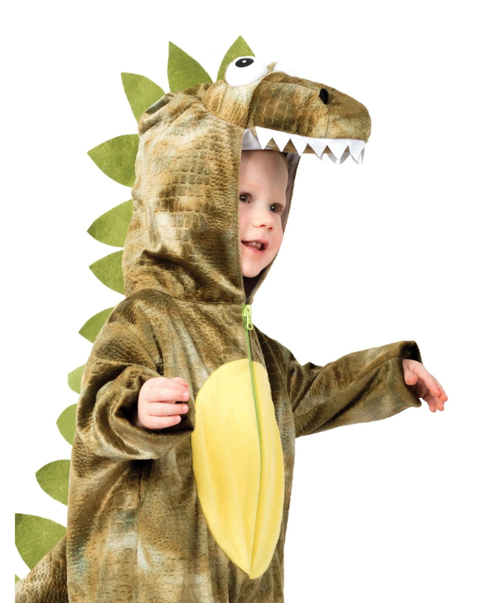 2 Roarin' Rex Green Dinosaur Child Costume Size 3-5 Years, 2 of 4
