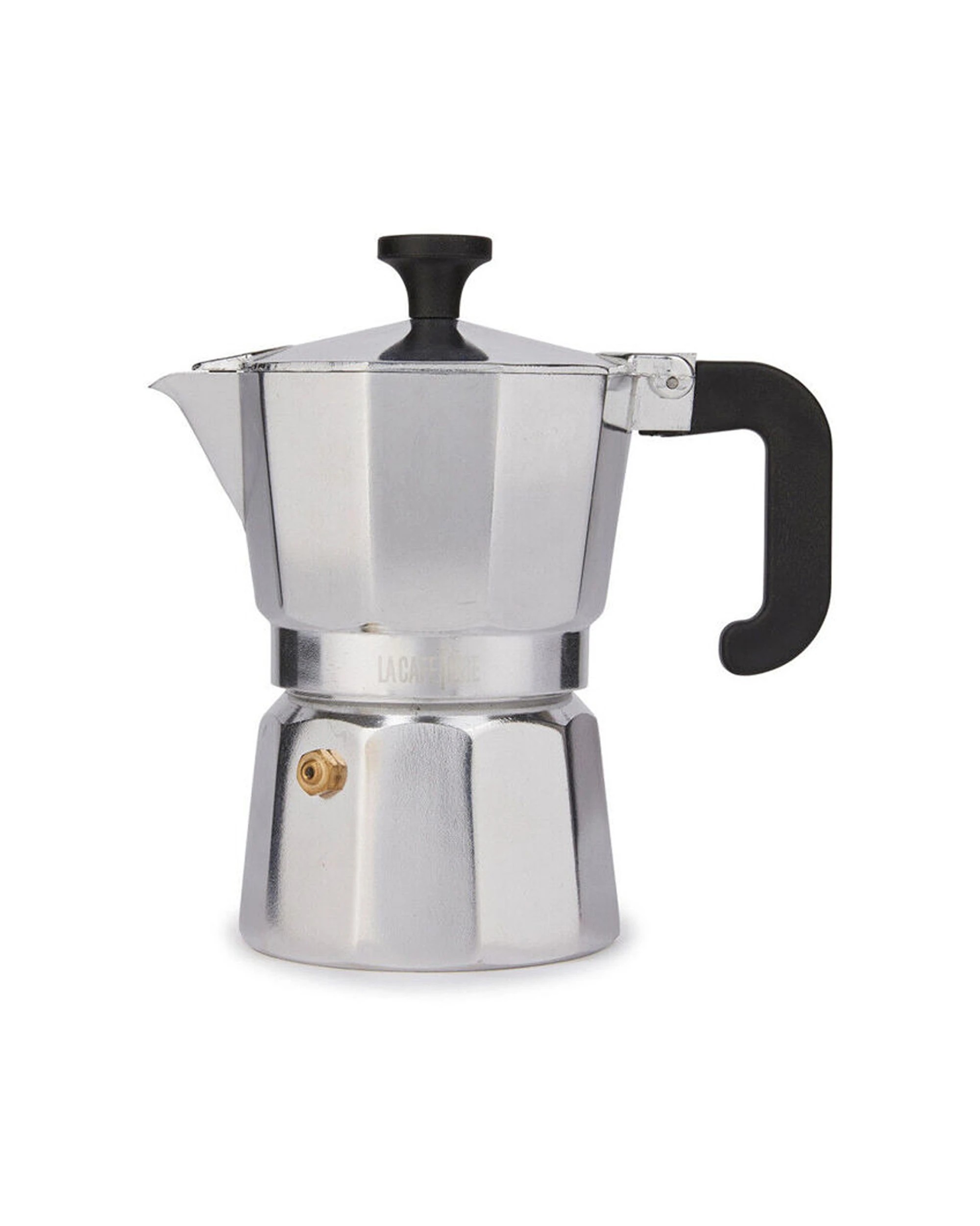 1 La Cafetiere Venice 3-Cup 150ml Aluminum Espresso Coffee Pot - Silver, 1 of 7