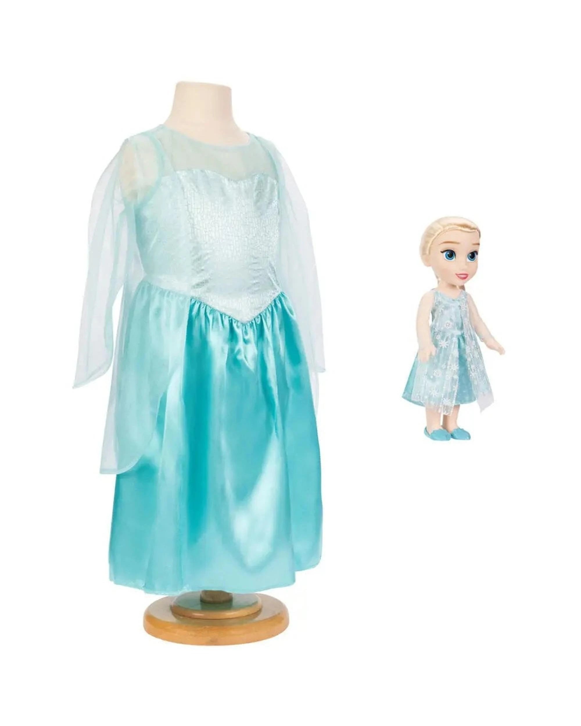 3 Disney Princess Frozen Elsa Doll with Dress, 3 of 4
