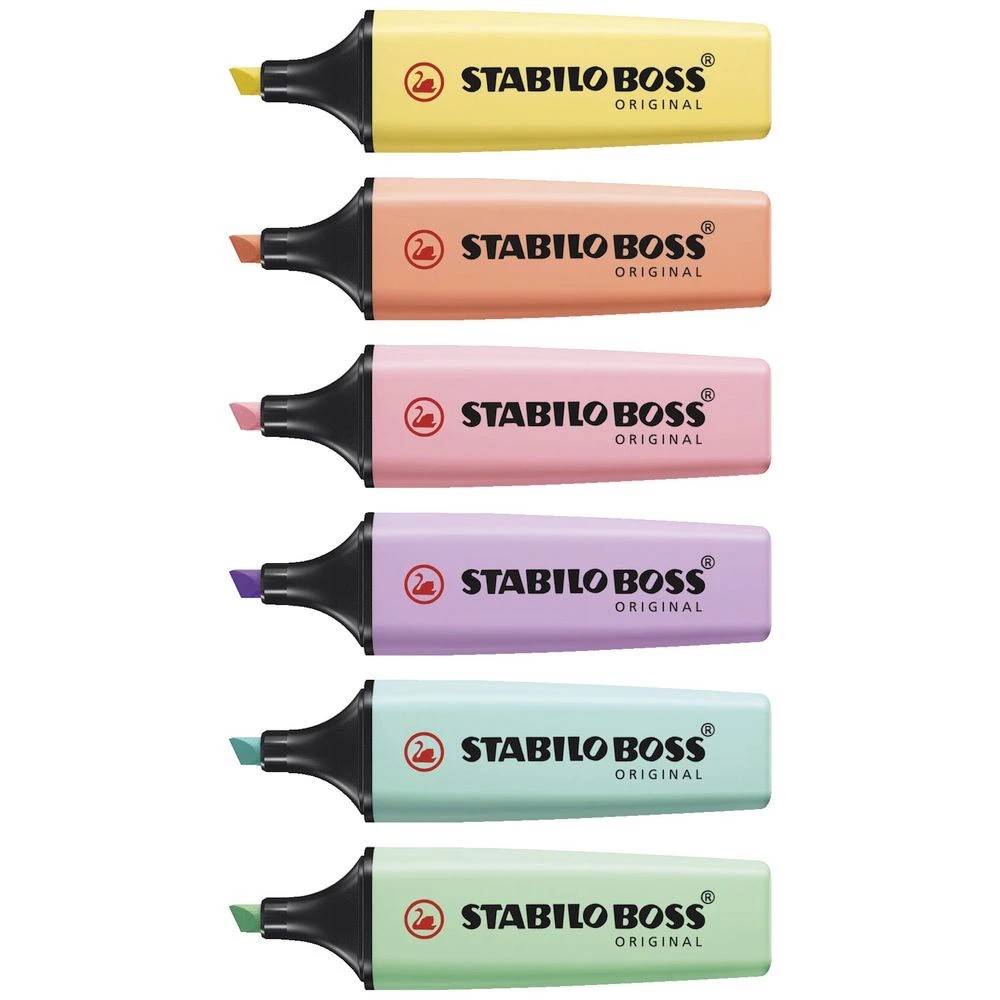 2 Stabilo Boss Highlighter Pastel 6 Pack, 2 of 9