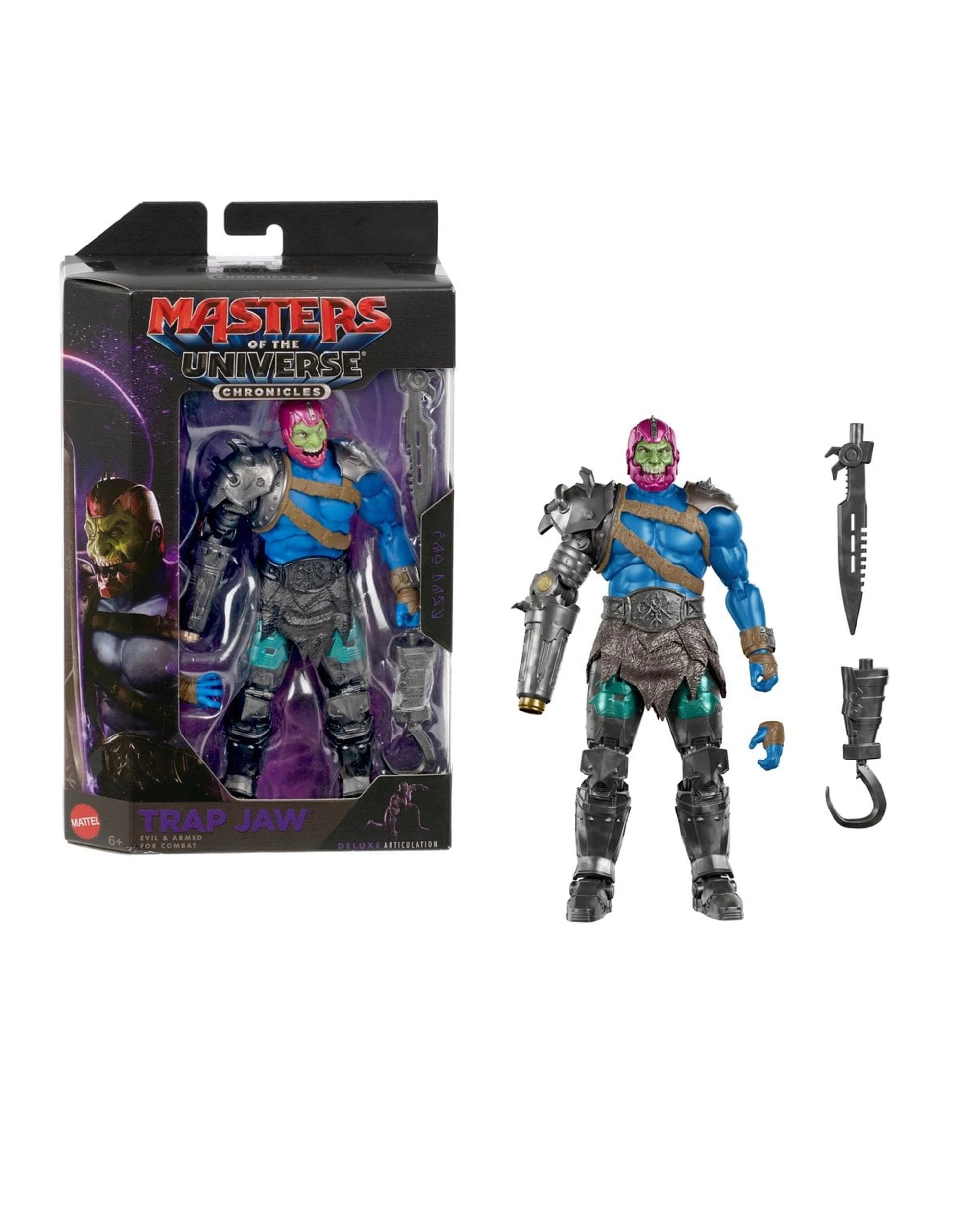 4 Masters of the Universe Chronicles Deluxe Trap Jaw Action Figure, 4 of 4