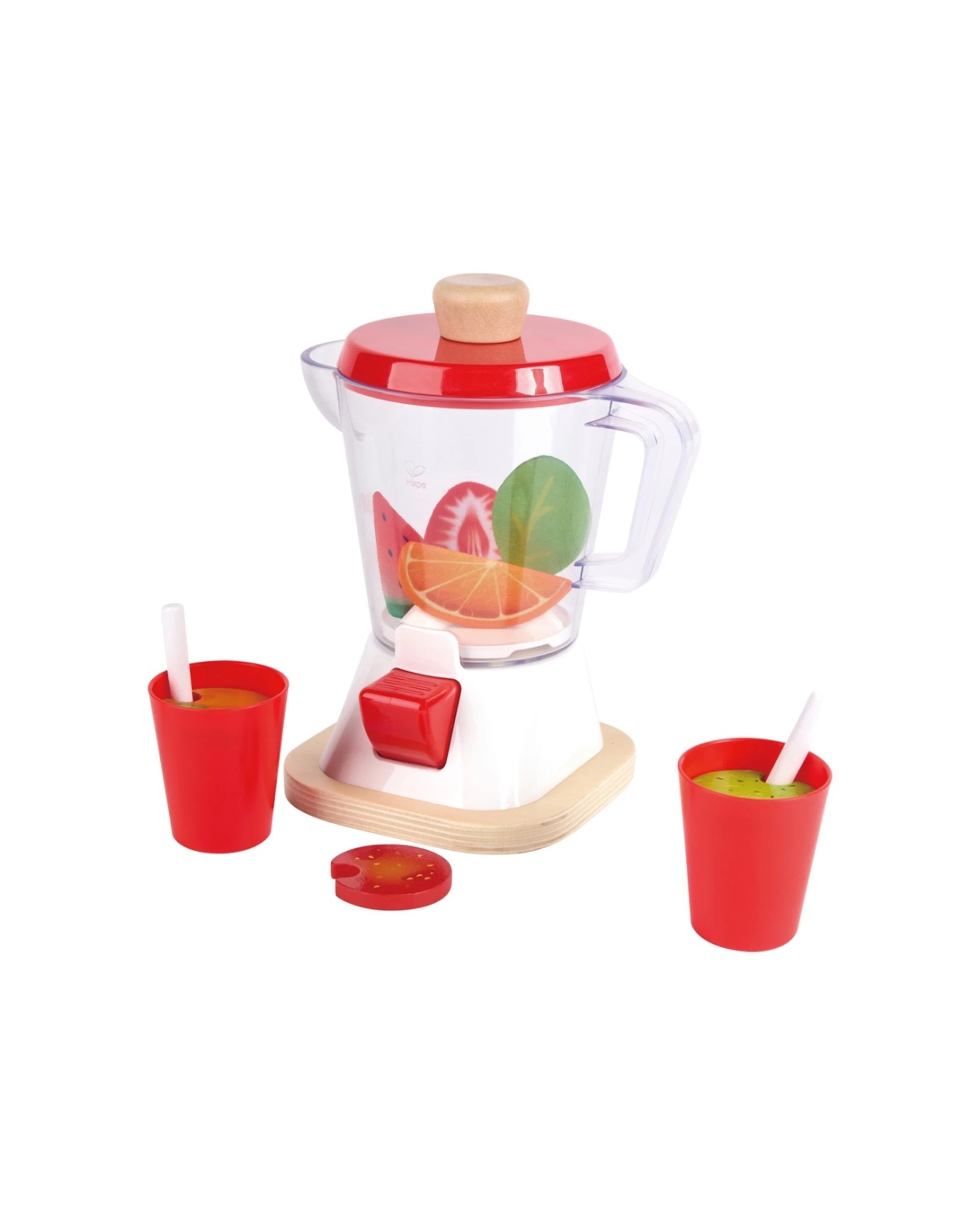 1 Hape Smoothie Blender Toy Set With Cups Fruits Baby Spinach Kids - Multi, 1 of 4