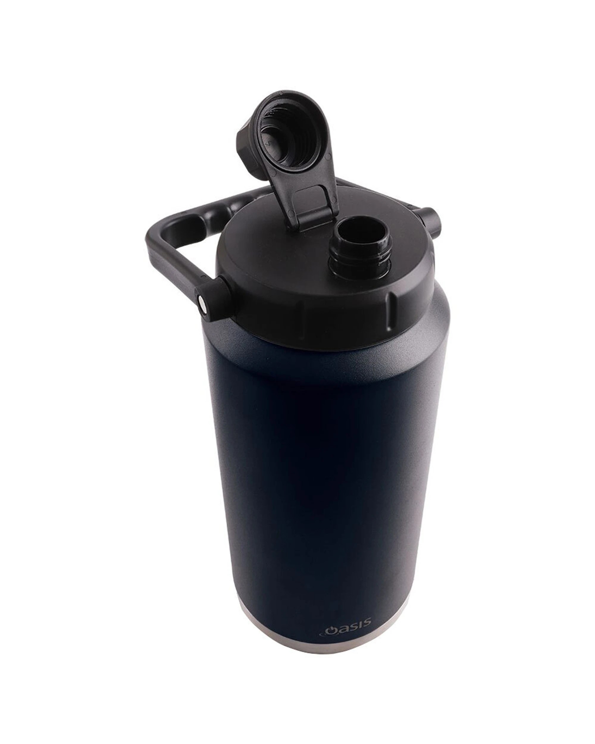 3 Oasis 3.8l Insulated Mini Jug Stainless Steel Water Bottle W/ Carry Handle Navy
 - Blue, 3 of 3