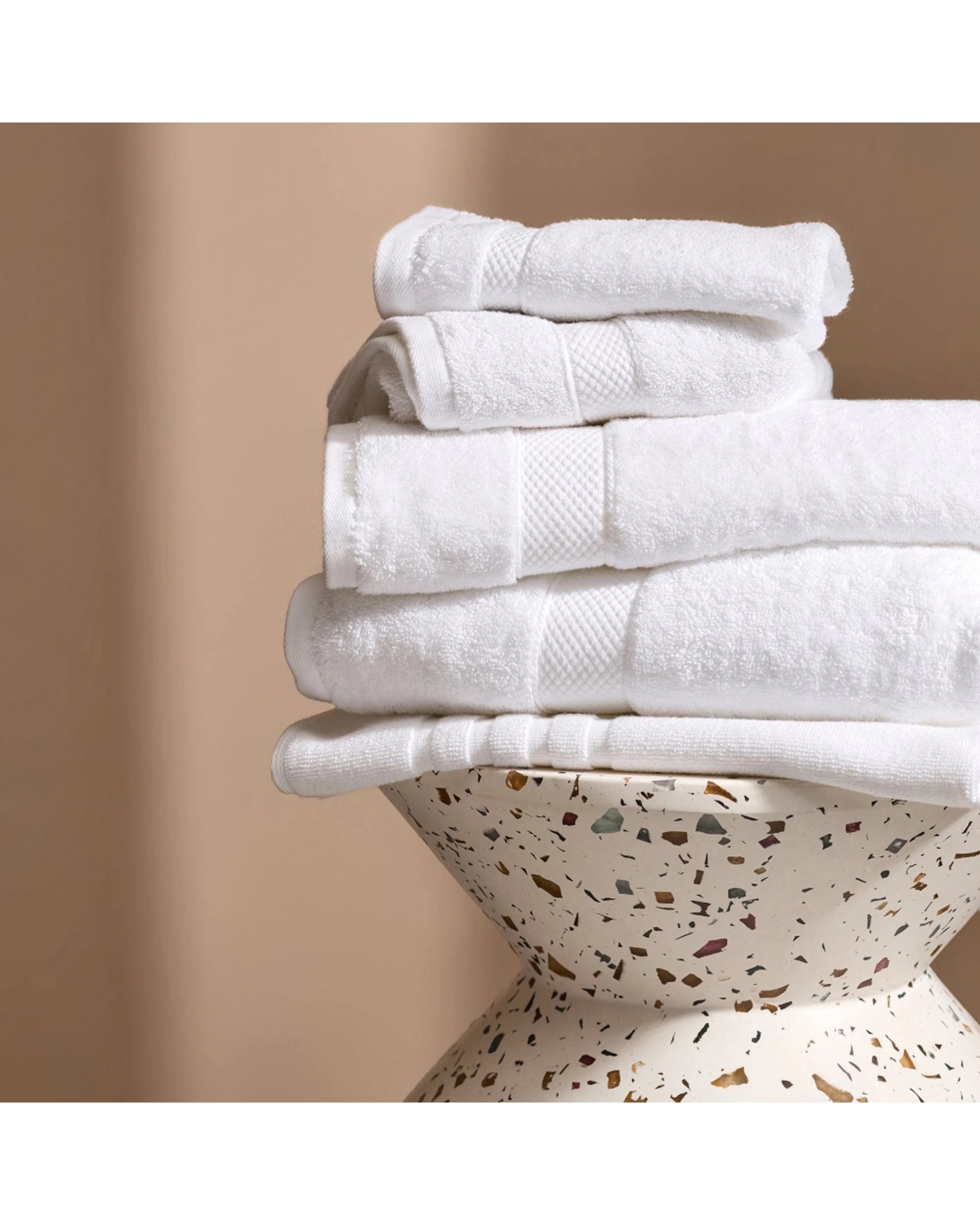 3 Bedding co Egyptian Cotton Luxury Bath Sheet 700GSM - White, 3 of 5
