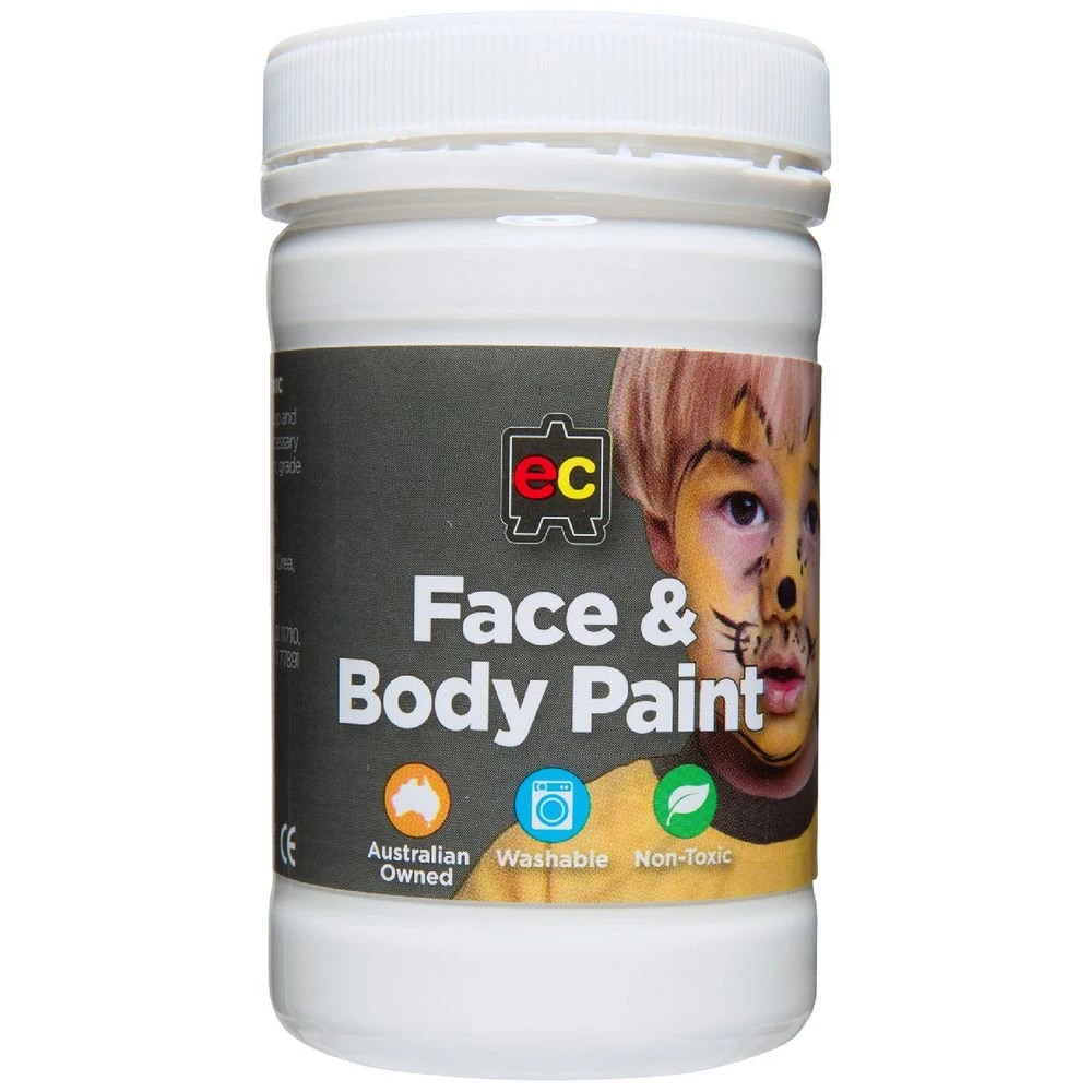 1 Educational Colours Face Paint White 175 mL, 1 of 1