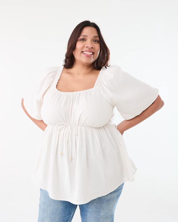 Curve Flutter Sleeve Tie Top