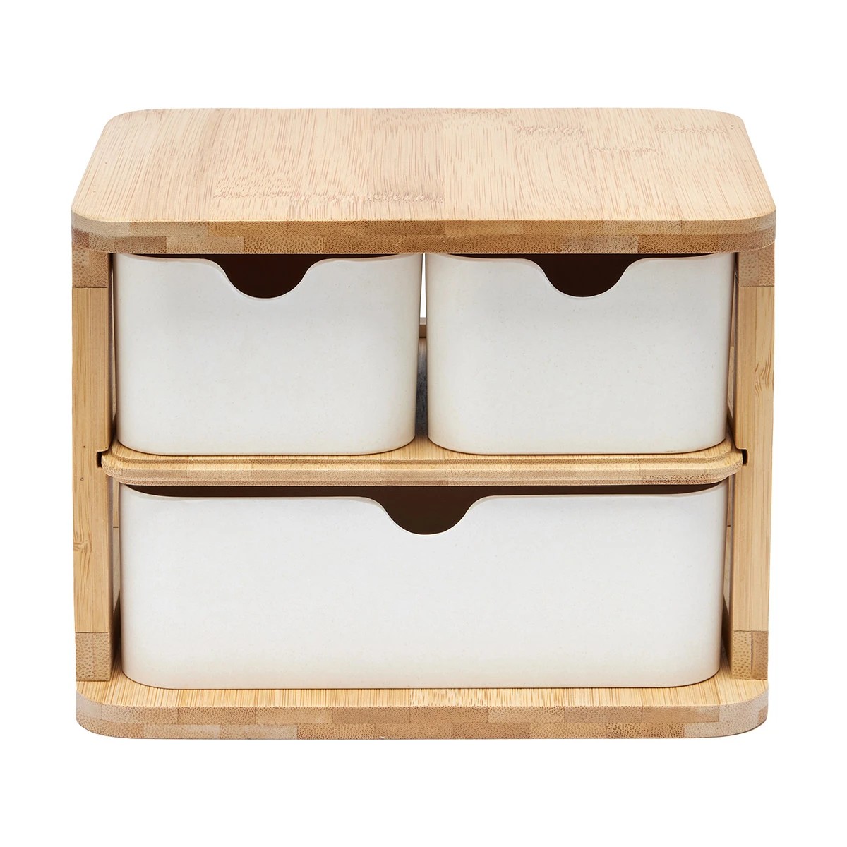 3 3 Drawer Bamboo Storage Unit, 3 of 8